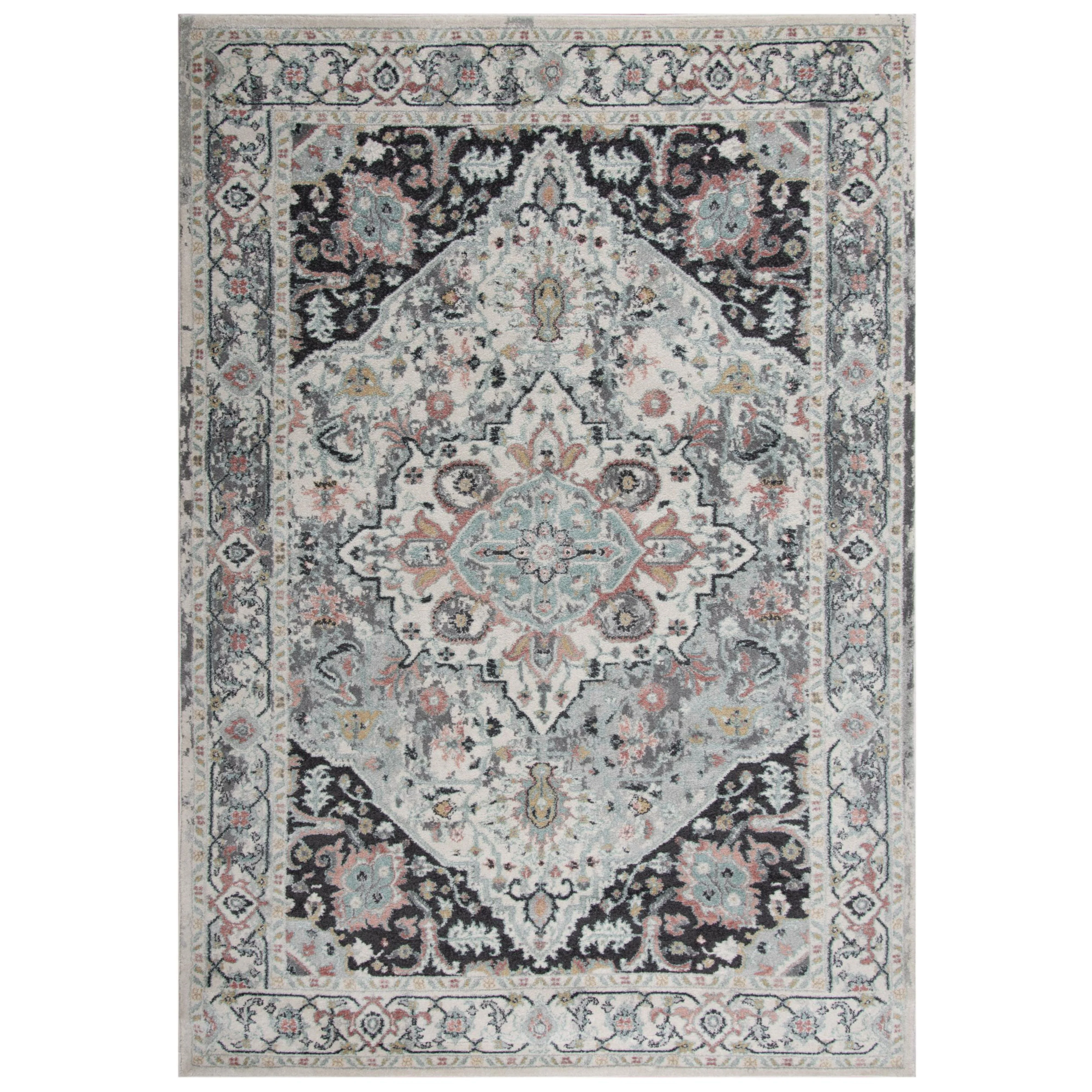 Odyssey Power Loomed Medallion Area Rug