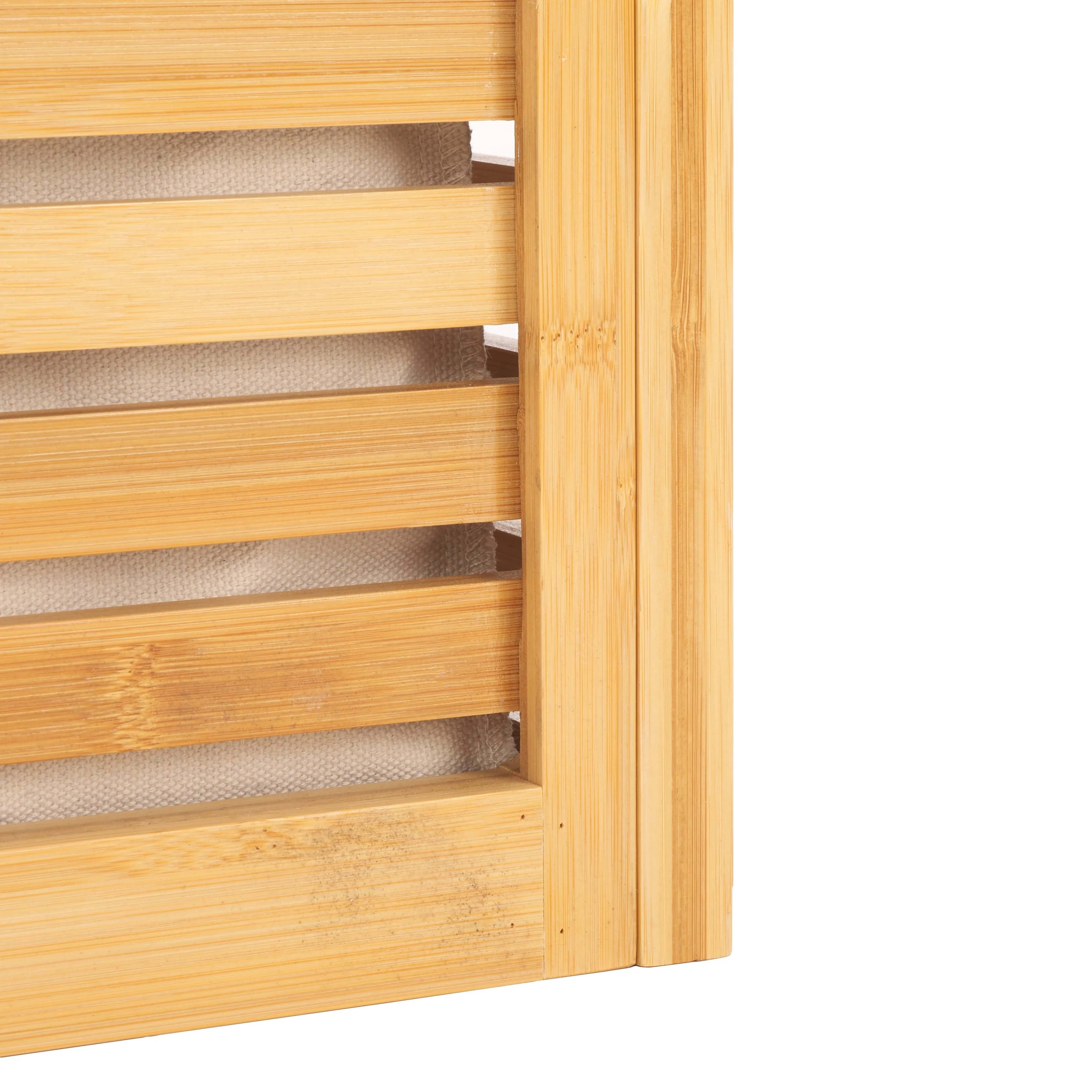 SAFAVIEH Lyubka 2-Compartment Laundry Basket - 34.3 In. W x 17.7 In. D x 25 In. H - 34Wx18Dx25H