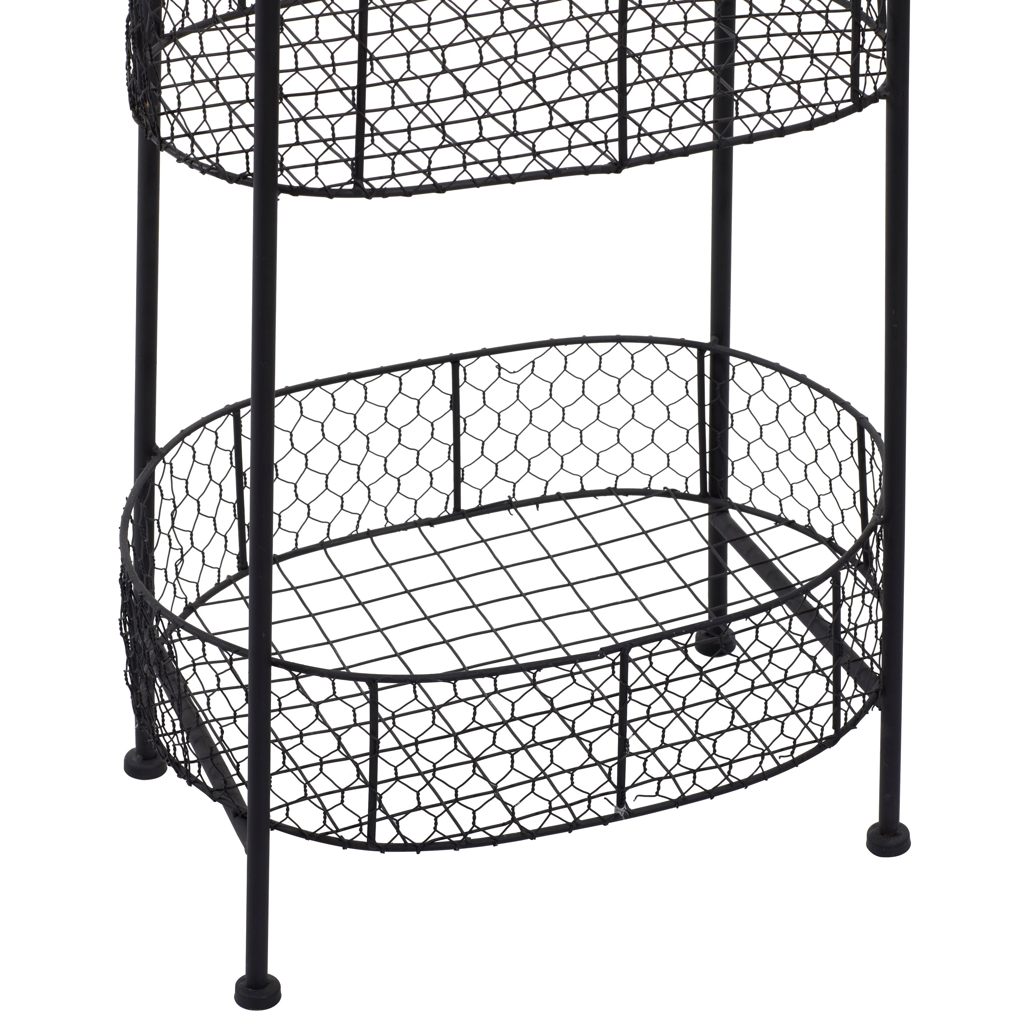 Iron Farmhouse Storage Cart 41 x 15 x 10 - 15 x 10 x 41