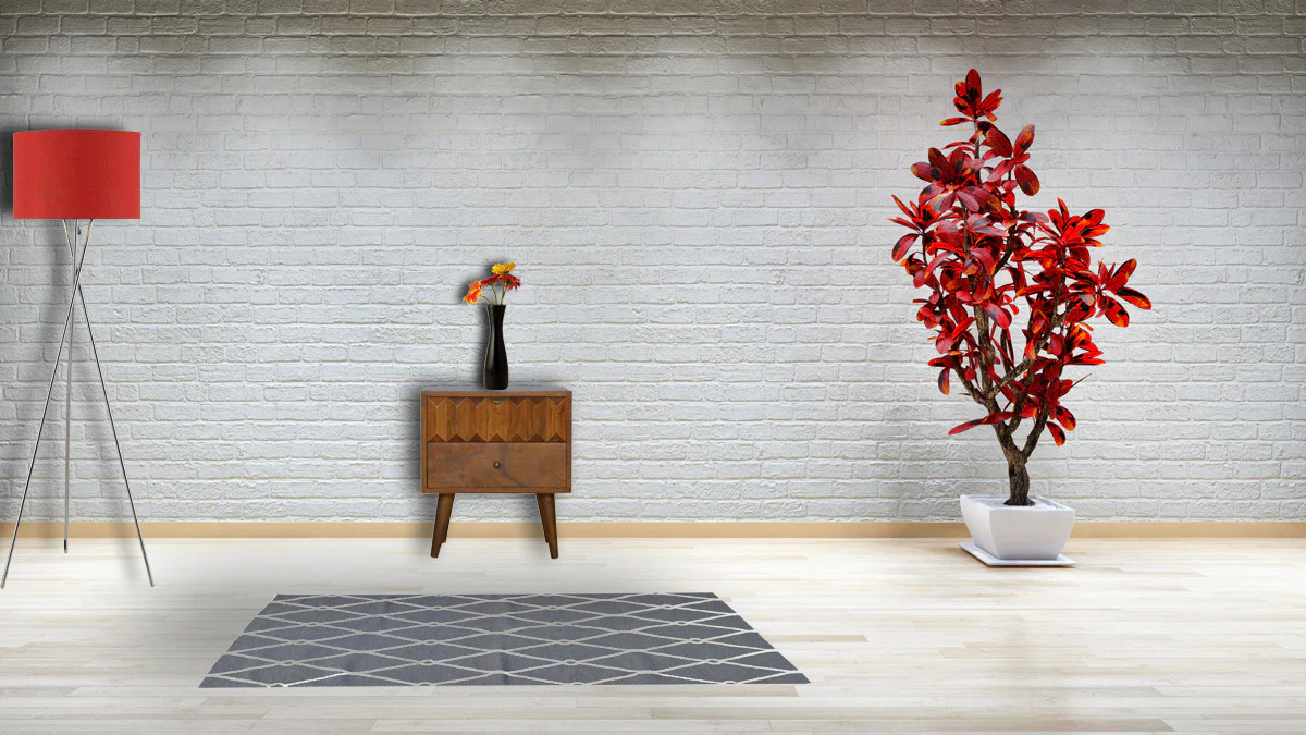 Chestnut Prism Bedside Nightstand