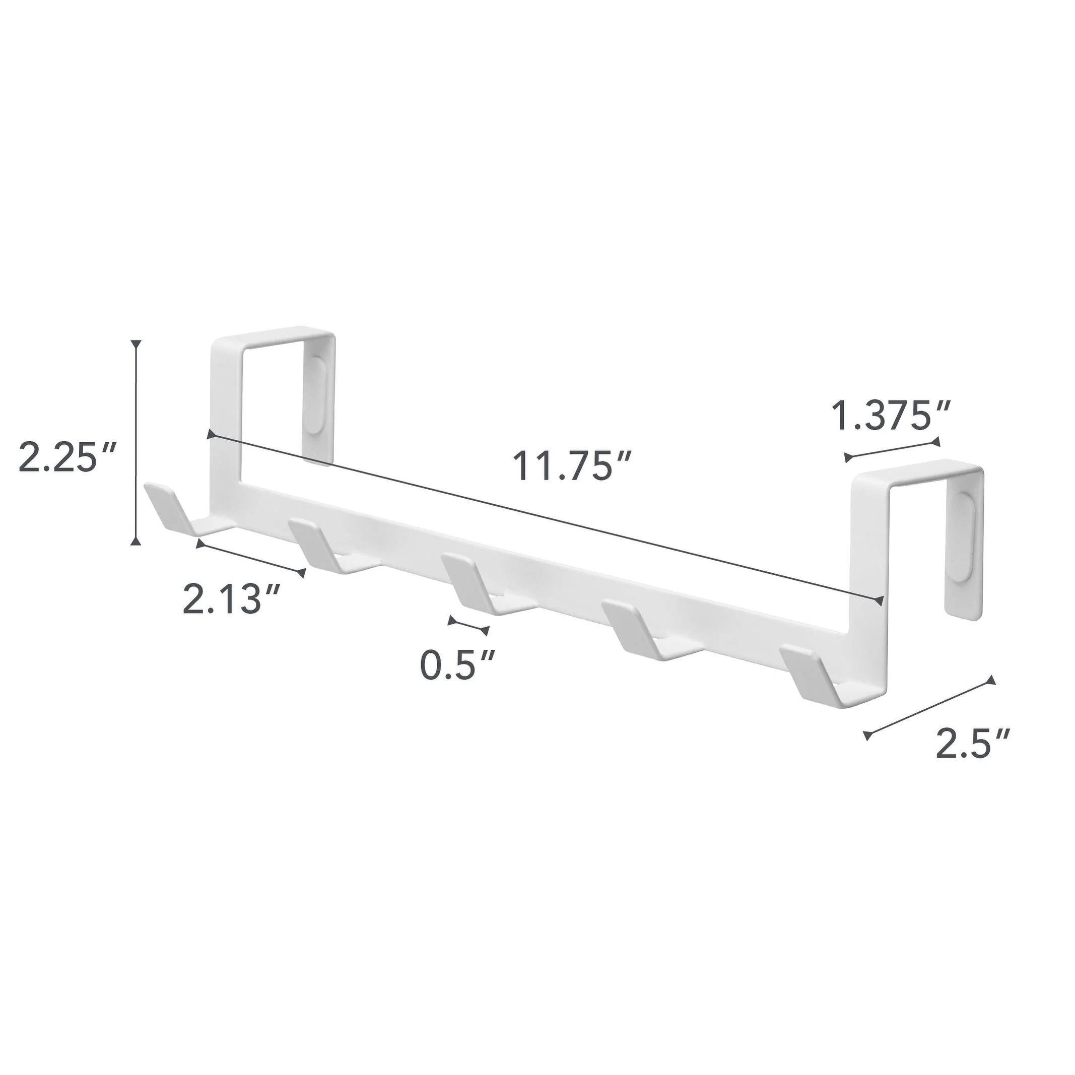 Yamazaki Home Over-the-Door Hanger, Steel, Up To 1.375