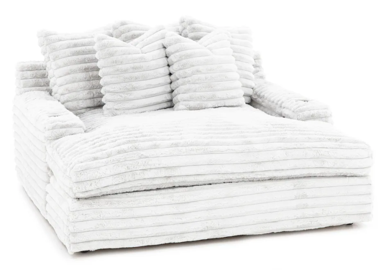 Summer Flash Sale! Limited-Time Promotion—Nestle Chaise Lounge With Dual Cupholders And Charging Ports