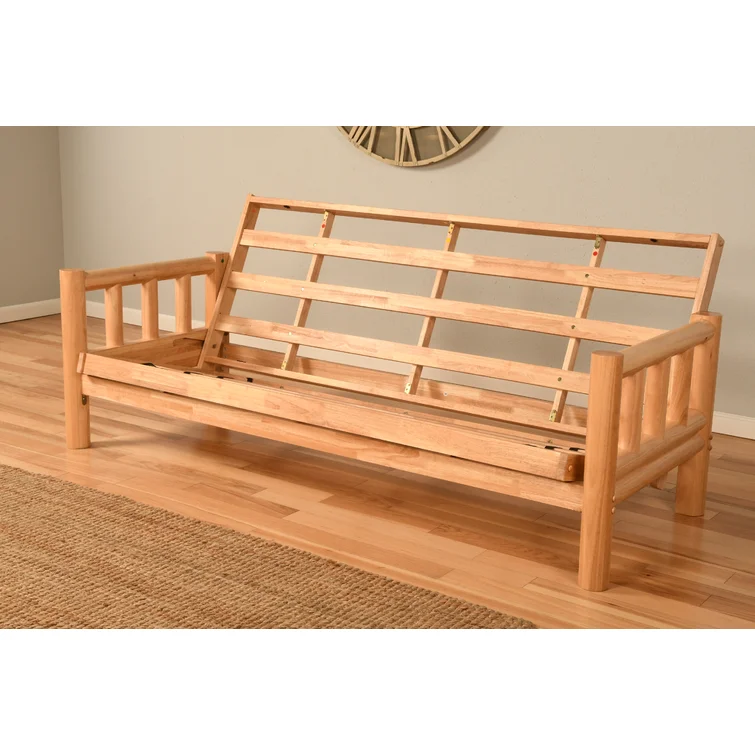 Anders Full / Double 81'' Upholstered Tufted Futon And Mattress