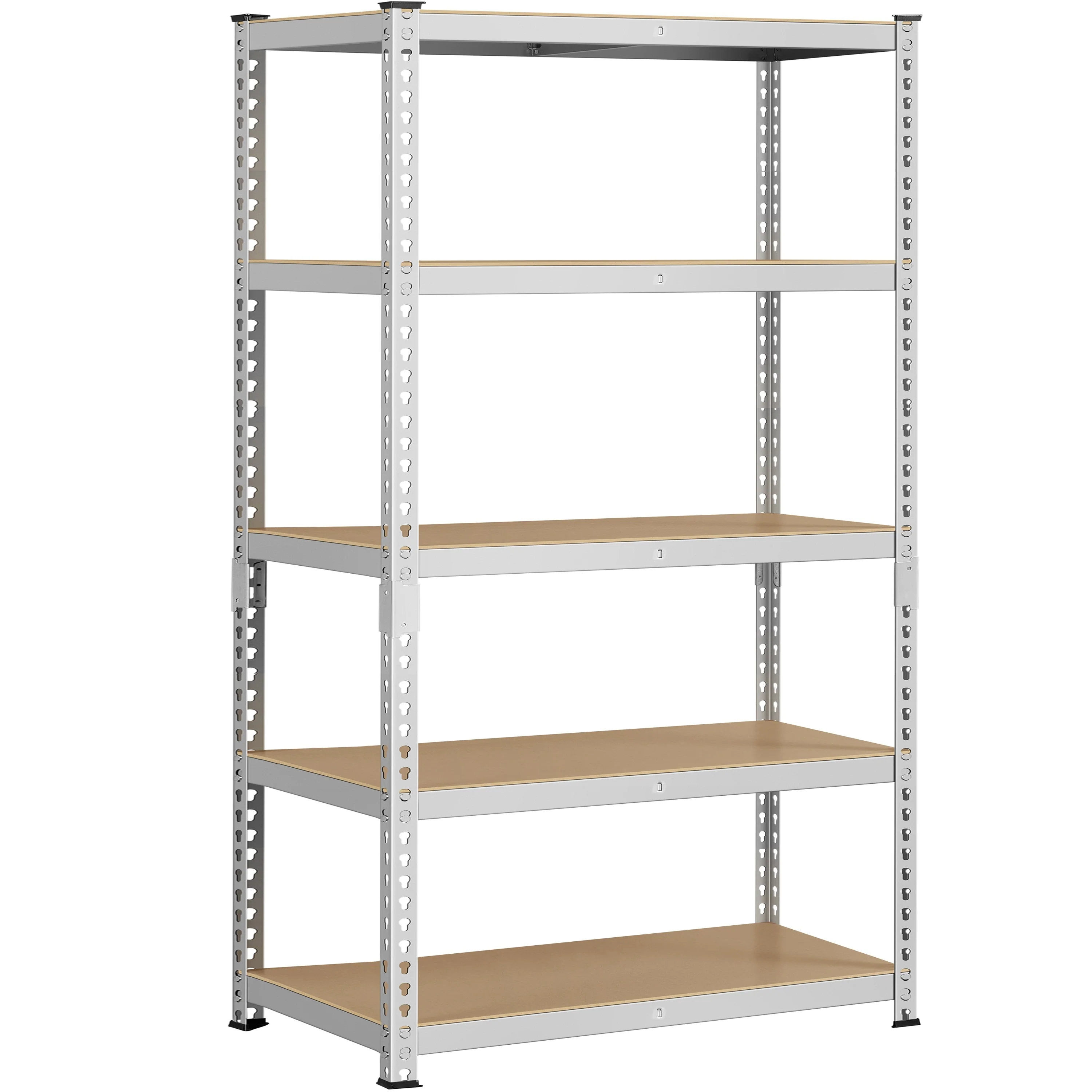 Yaheetech Metal Storage Shelving 5 Tiers Boltless Display Stand, L35.5 x W17.5 x H72 inch, Adjustable Racks