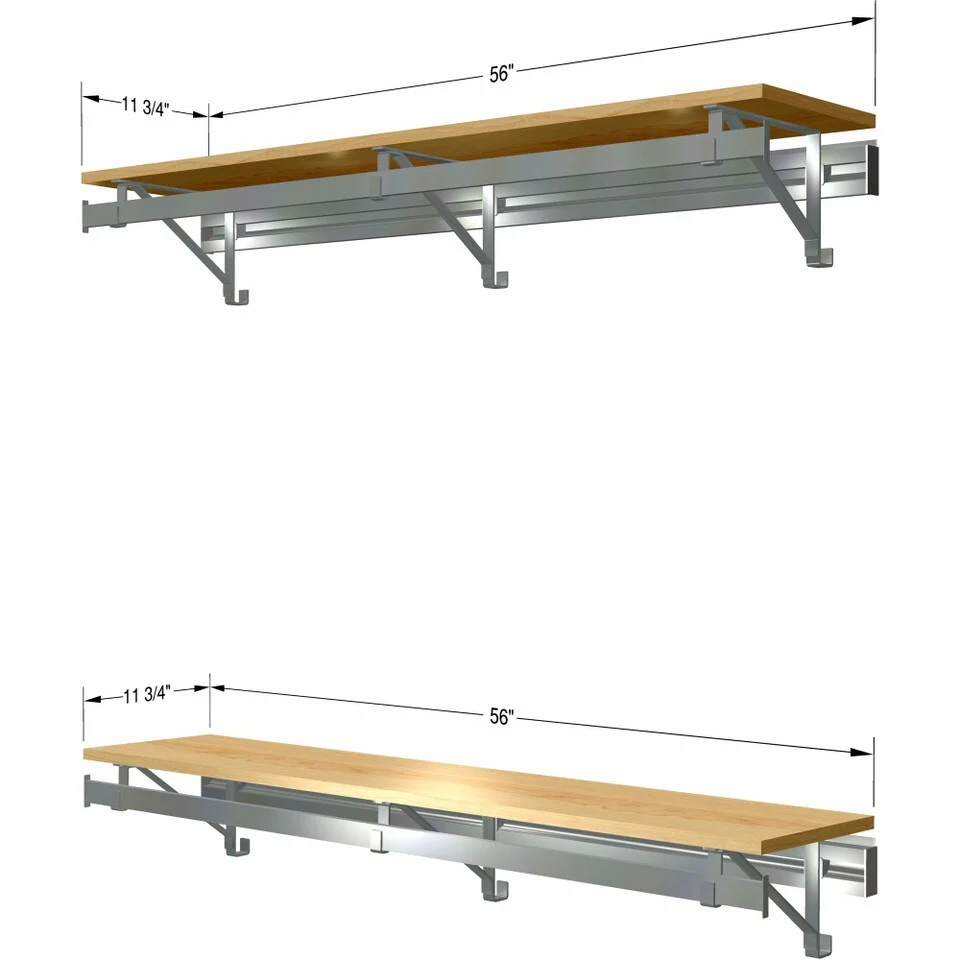 arrange a SPACE RCMBX Double Shelf-Hang Closet System