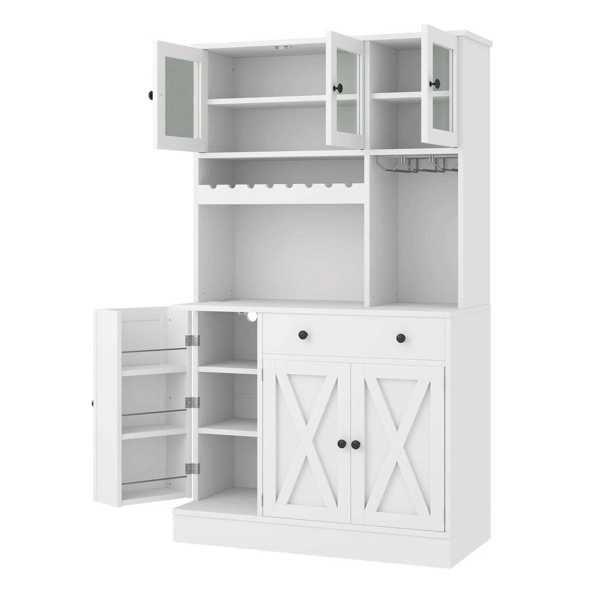 71'' Kitchen Pantry Storage Cabinet - 71