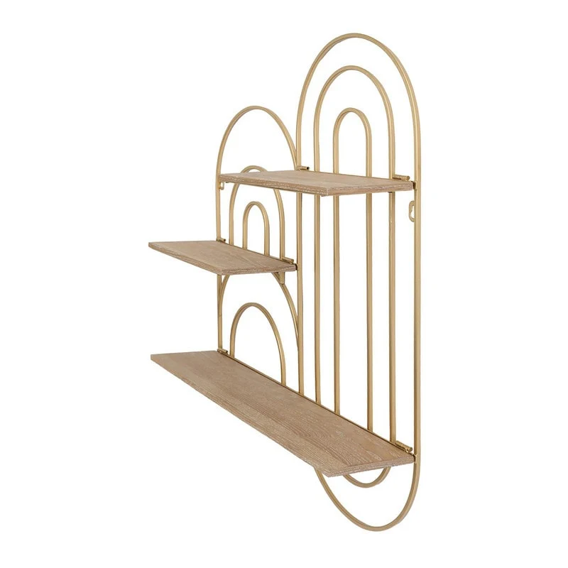 Ovella Oval Metal Modern Tiered Wall Shelf - 29