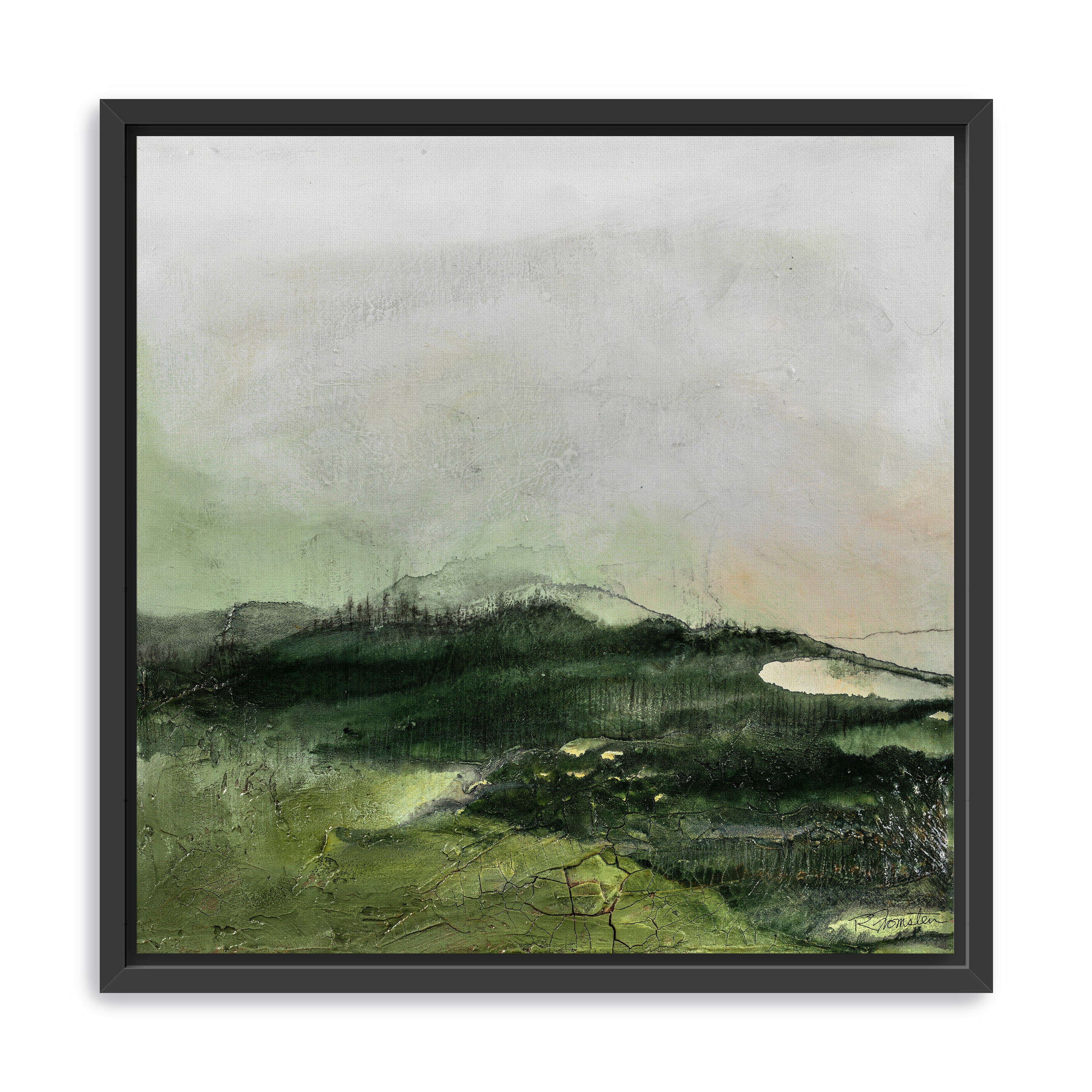 Distant Pines Canvas Giclee