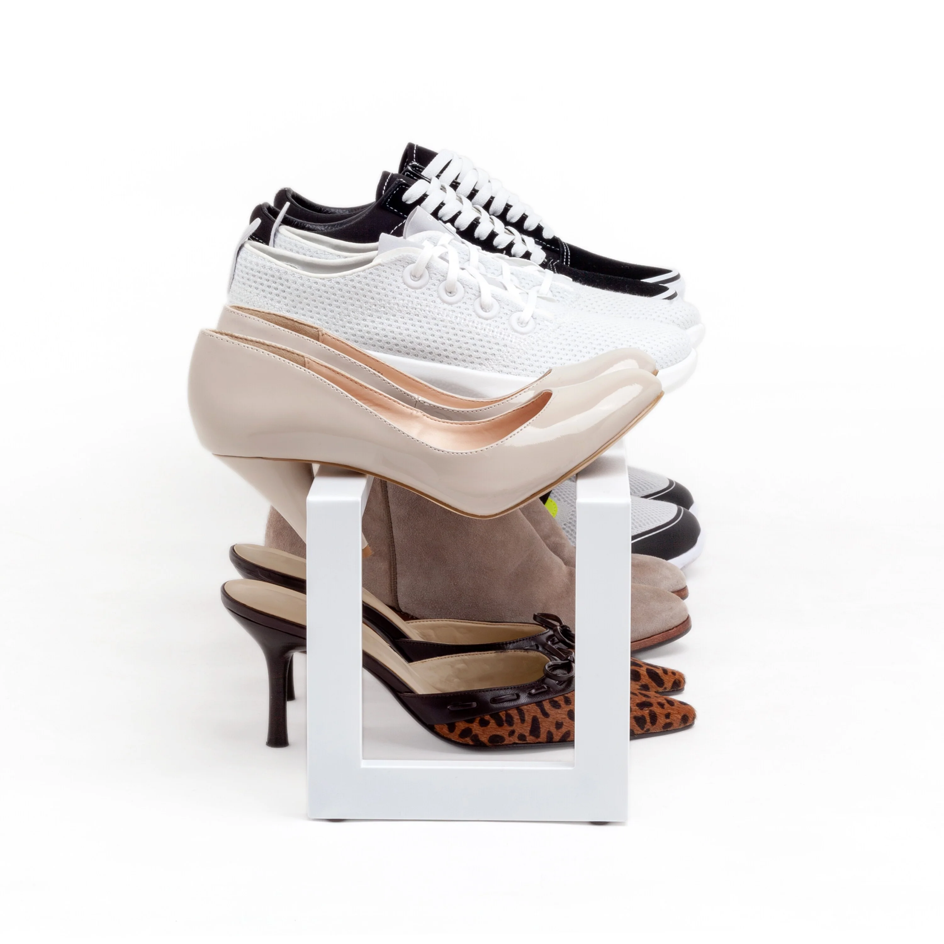 Qualiazero Heavy Duty Steel Expandable Shoe Rack
