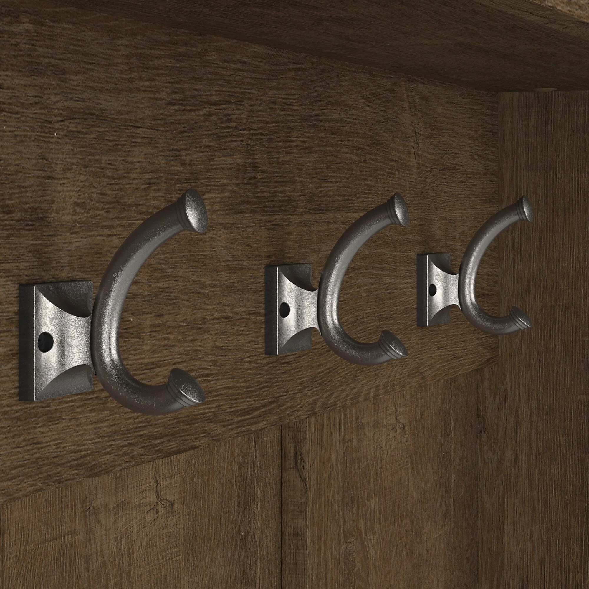 Woodland 40W Hall Tree and Shoe Bench with Shelves by Bush Furniture