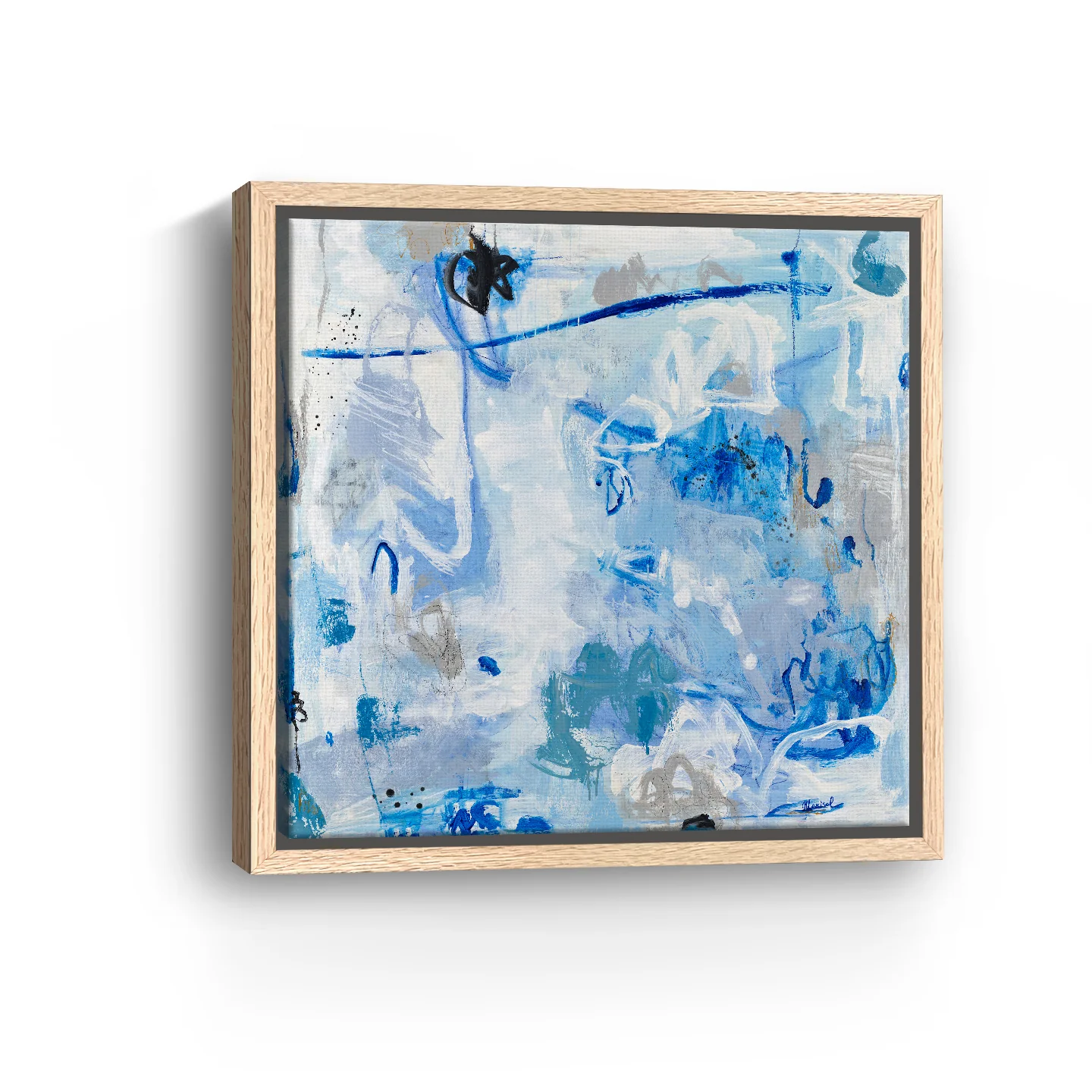 Blue Seduction Canvas Giclee