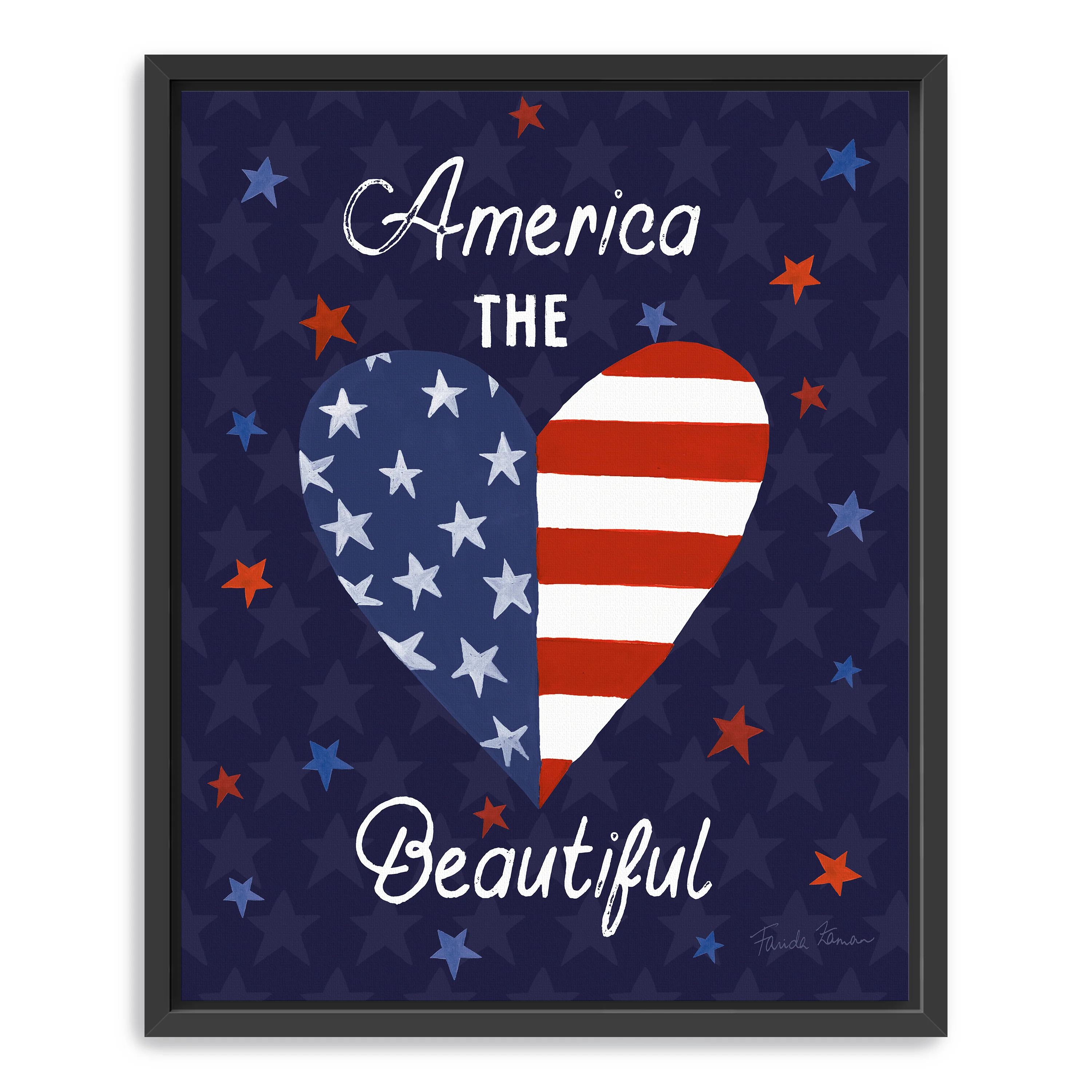 America the Beautiful VI Canvas Giclee