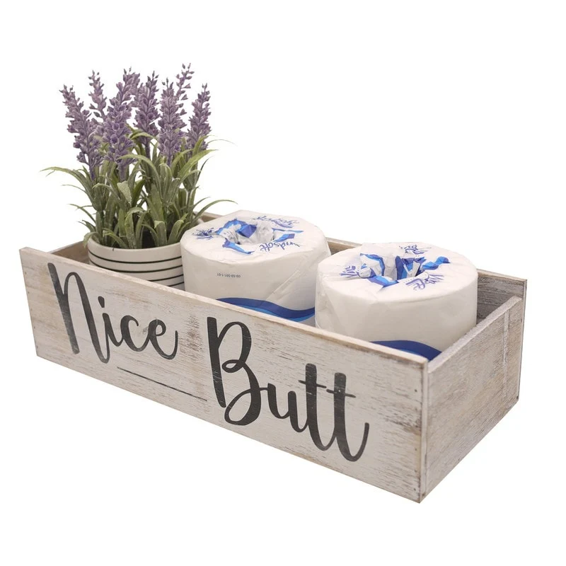 Nice Butt Bathroom Decor Box for Bathroom, Kitchen - 8'6