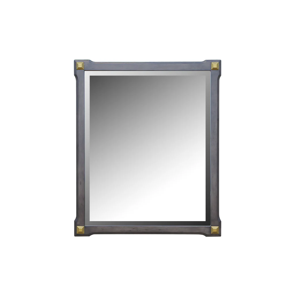 41 Rectangular Wall Mirror with Wood Frame