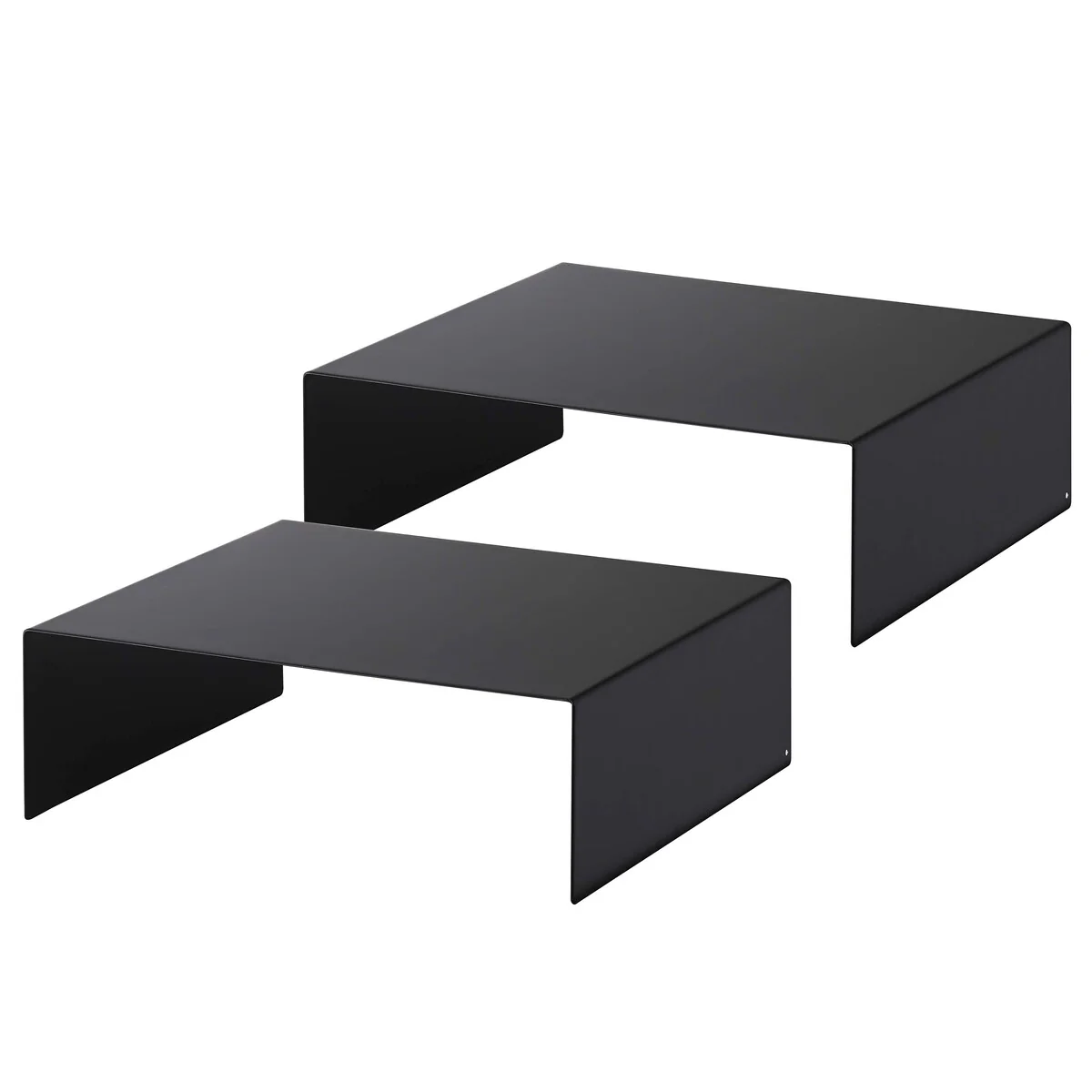 Yamazaki Home Riser Shelf (Set of 2), Steel, Holds 4.4 lbs.