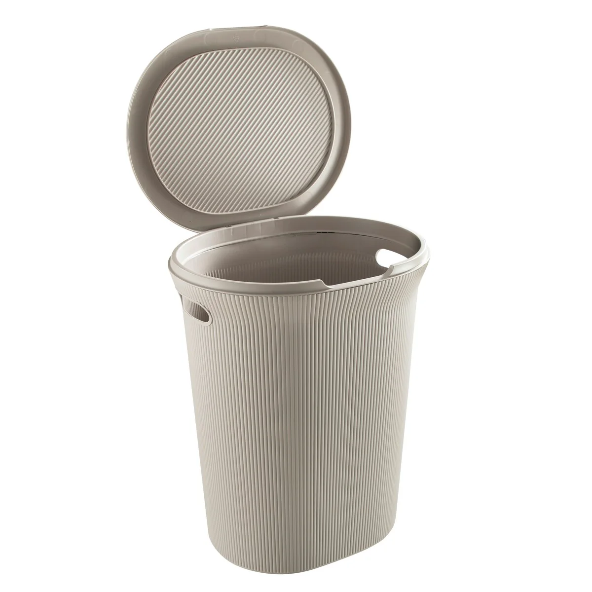 Ribbed Laundry Basket 35 Liter Lilac - 40 Liter
