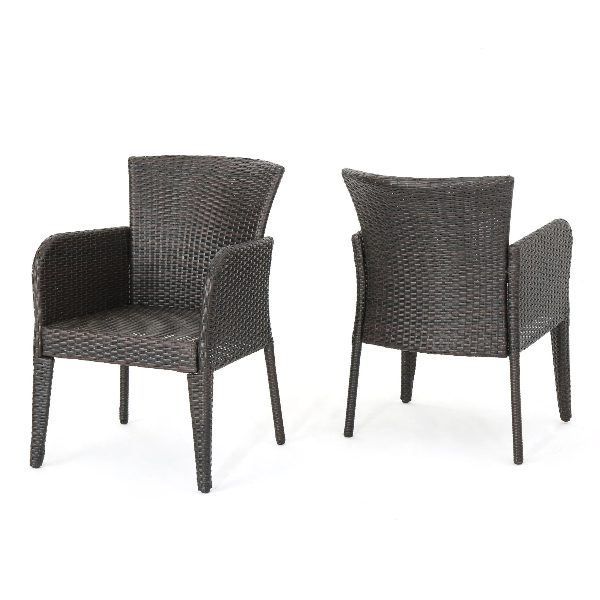Outdoor PE Wicker Dining Armchair