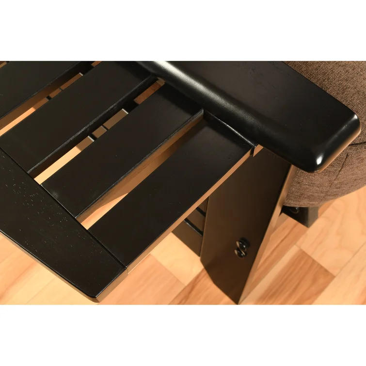 Himanshi Full / Double 81'' Faux Leather Futon And Mattress