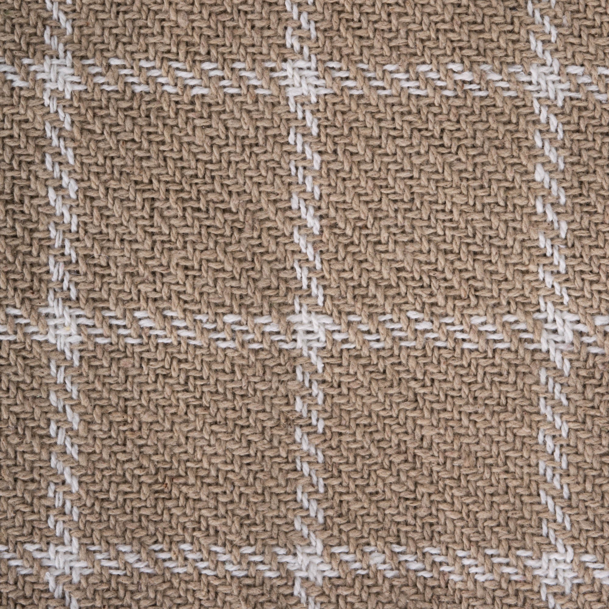 Stone Checked Plaid Throw