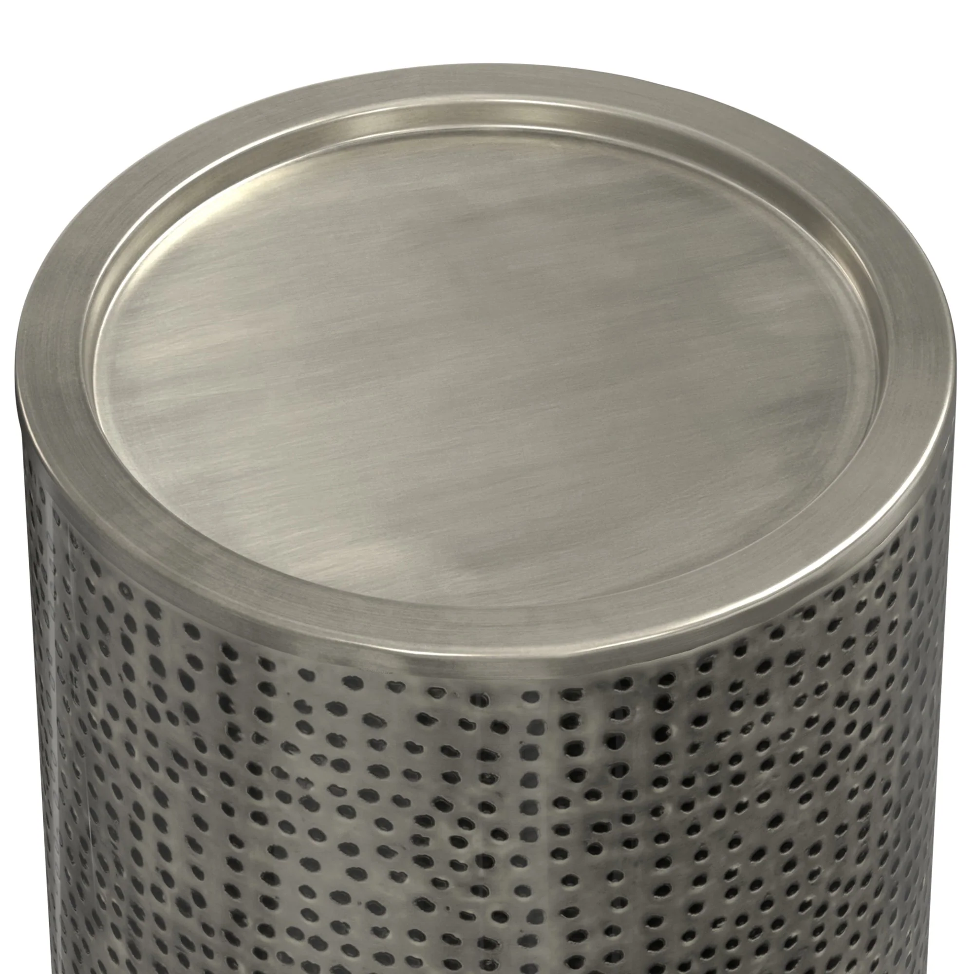 Hyperion Side Table with Round Cylinder Shape