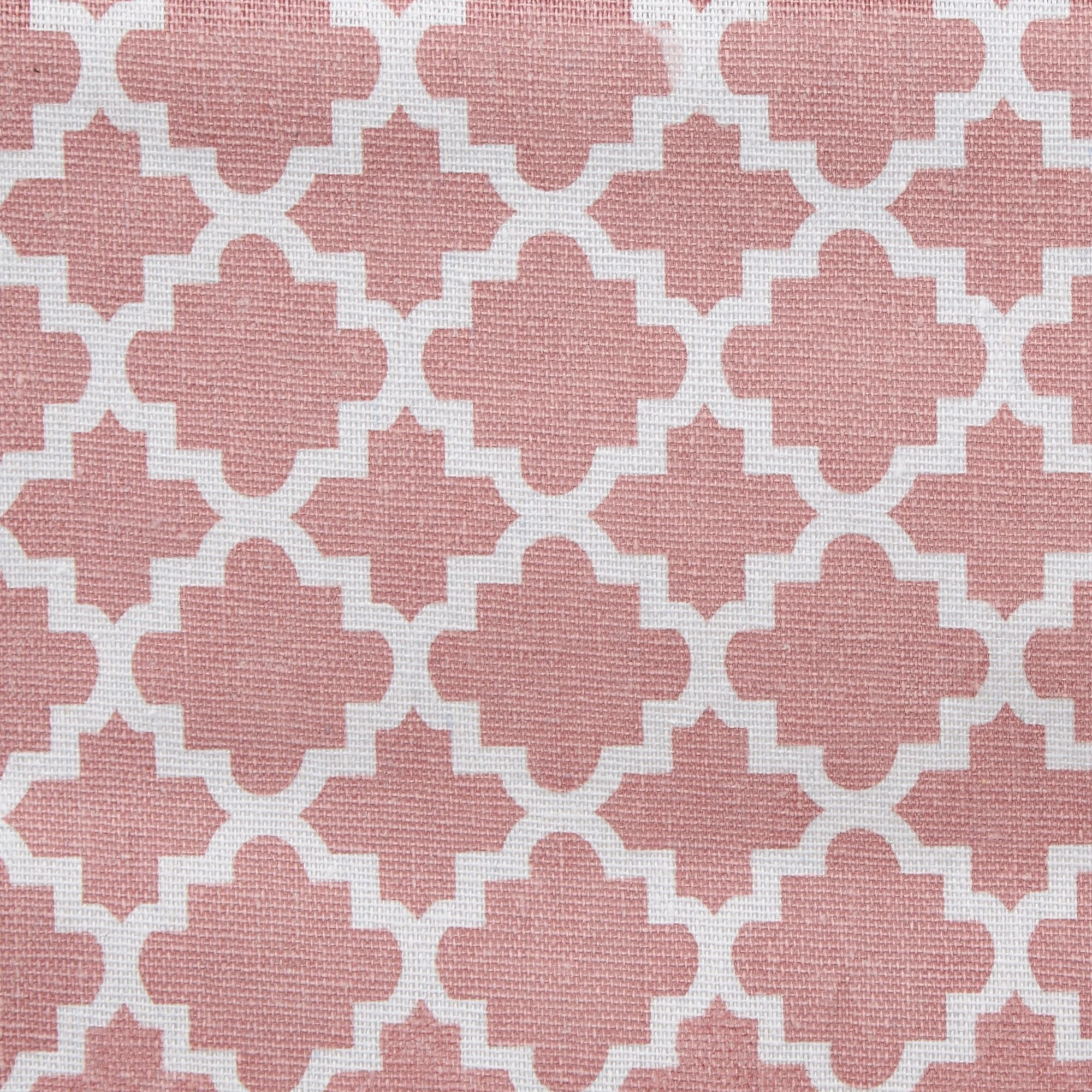 PE-Coated Cotton Polyester Laundry Hamper Lattice Round - Laundry Hamper, 13.5x13.5x20