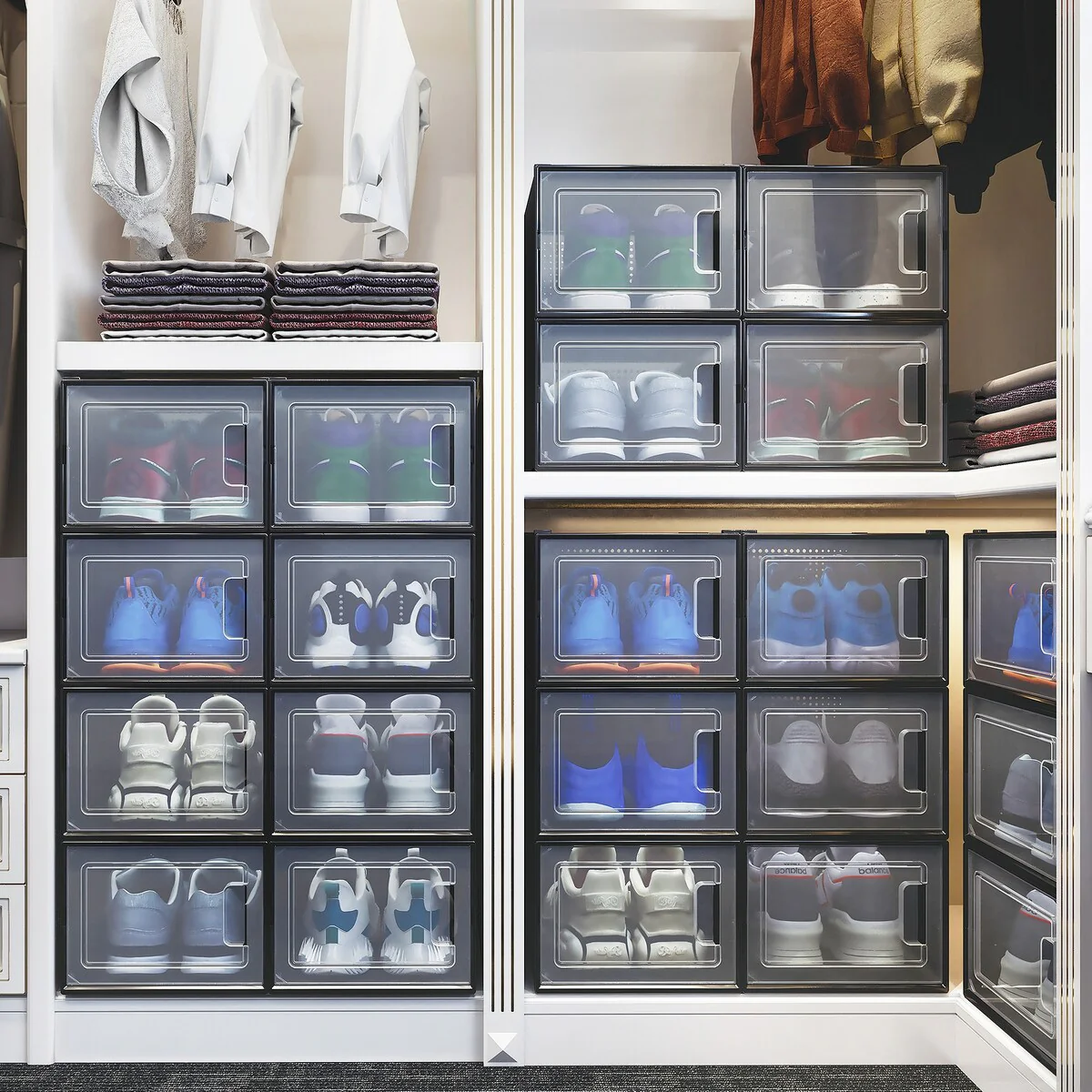 Modern Stackable Shoe Storage Box
