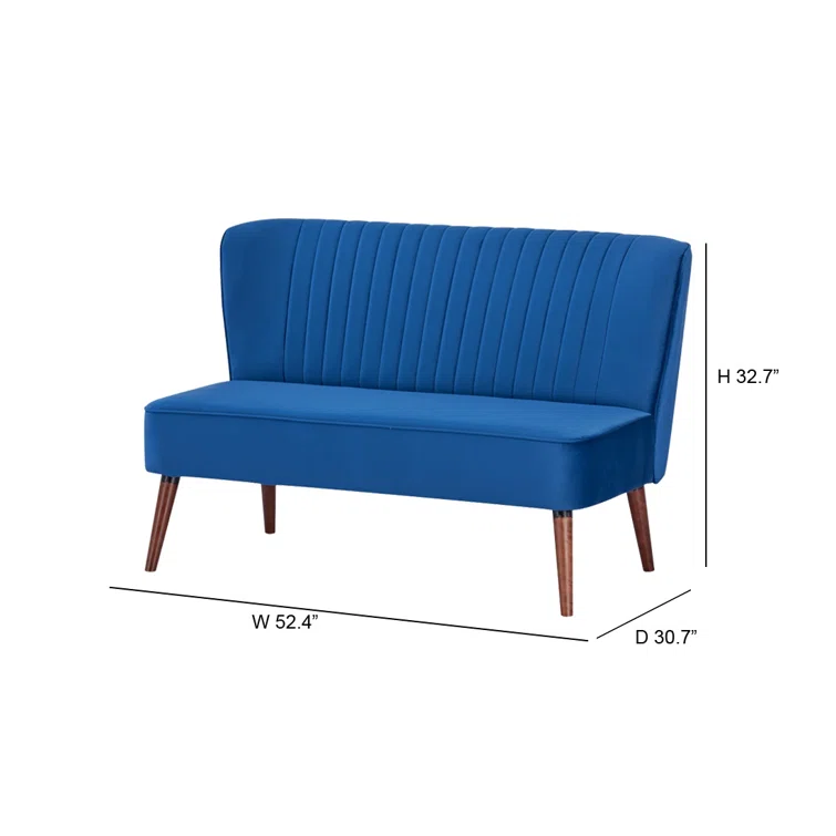 Ashlynn 52.4'' Velvet Sofa