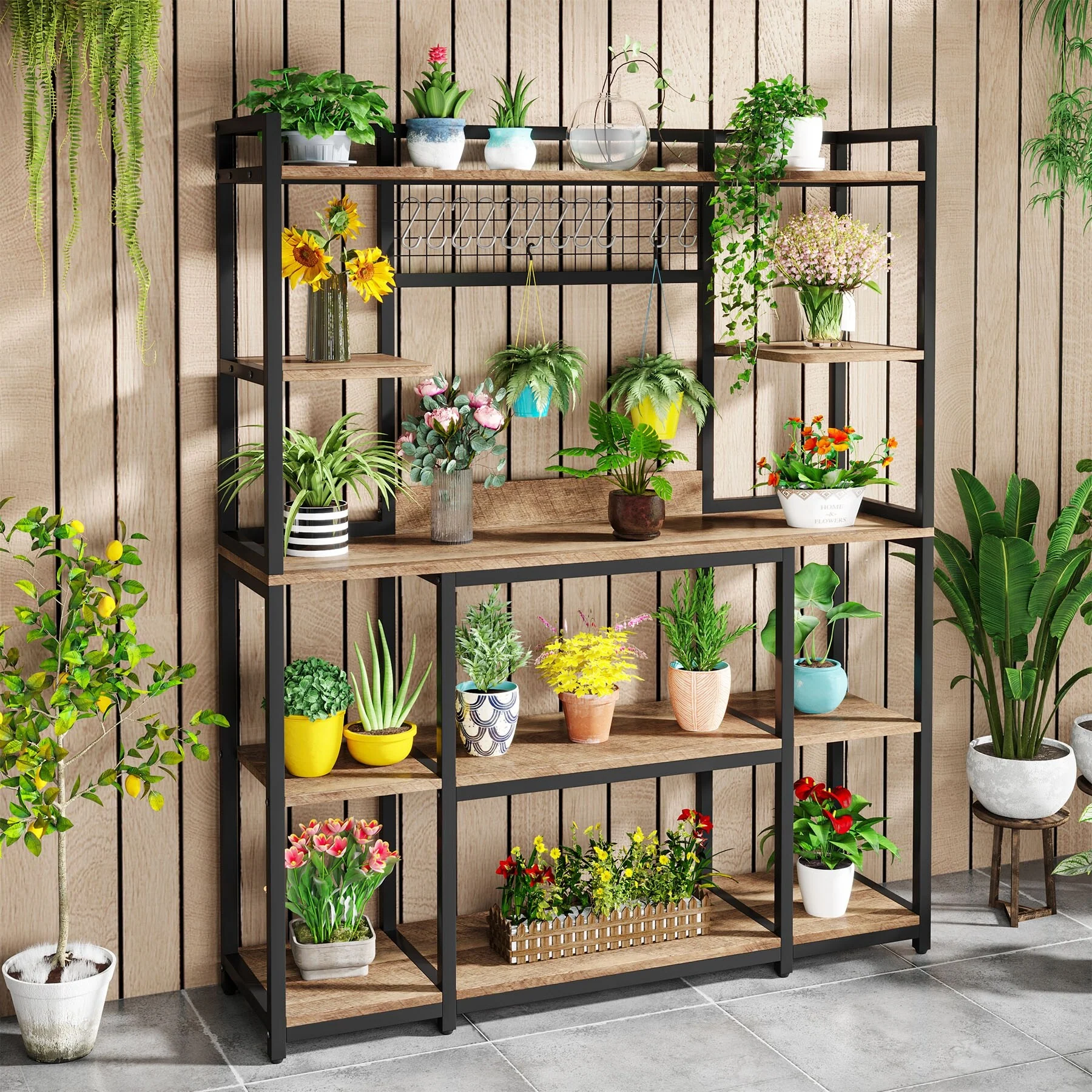 5-Tier Large Kitchen Bakers Rack, 55