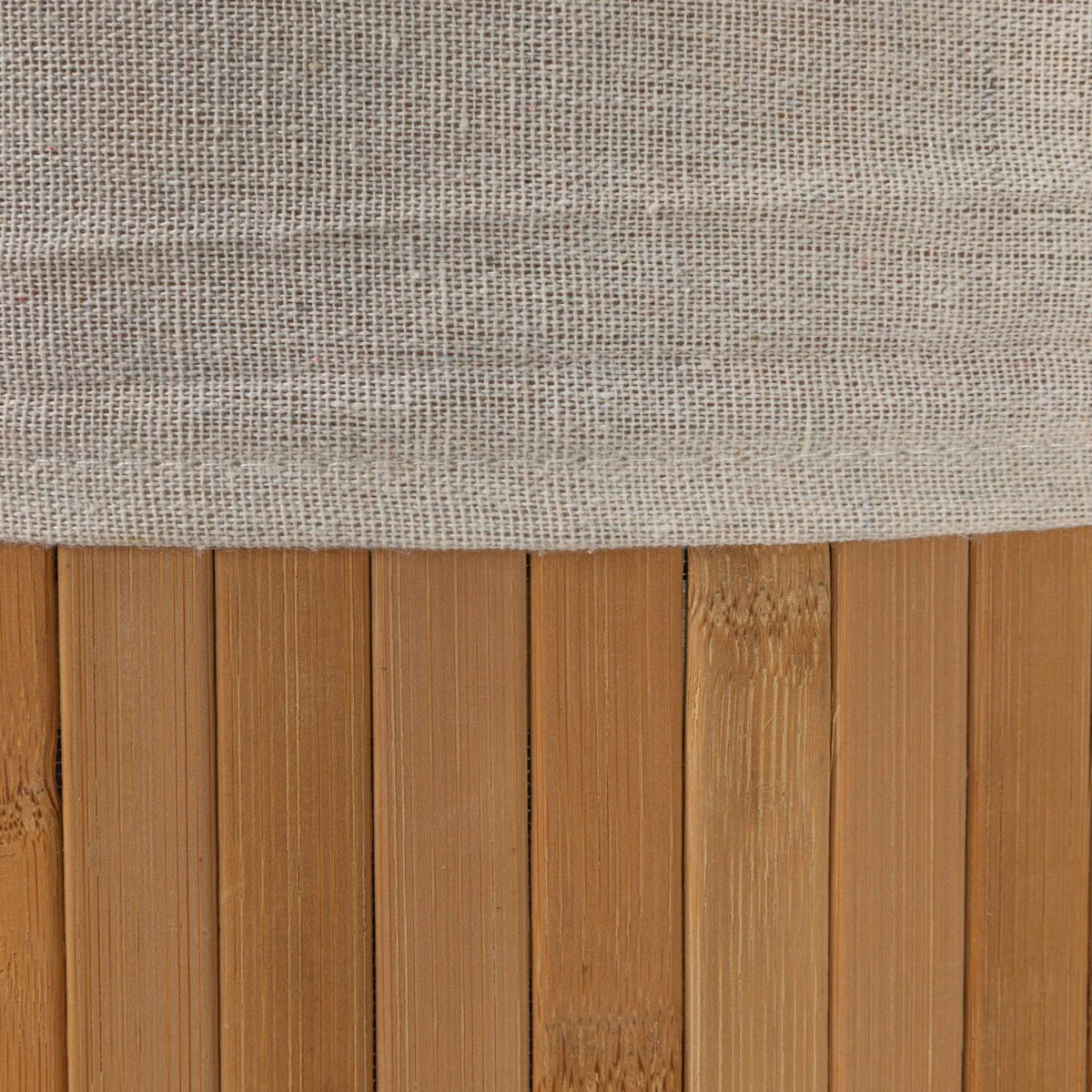 Household Essentials Bamboo Laundry Hamper with Handles and Removable Laundry Bag