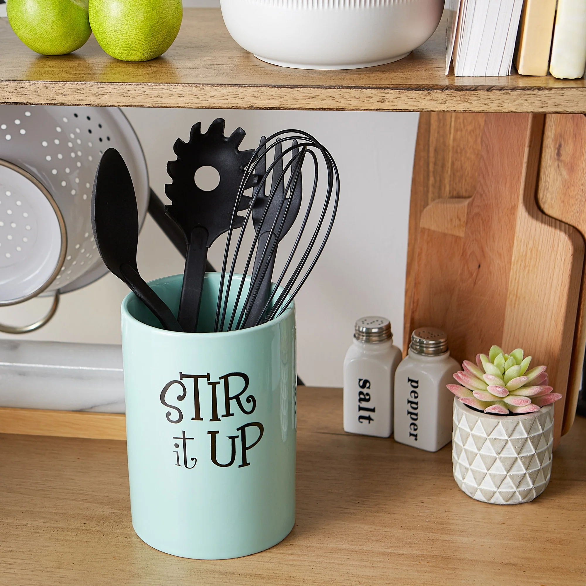 DII Stir It Up Ceramic Utensil Holder