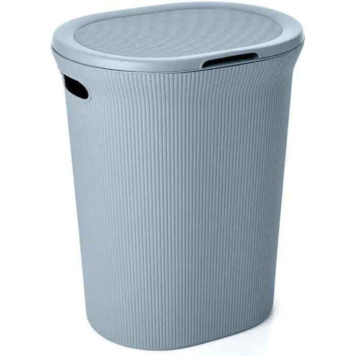 Ribbed Laundry Basket 35 Liter Lilac - 40 Liter