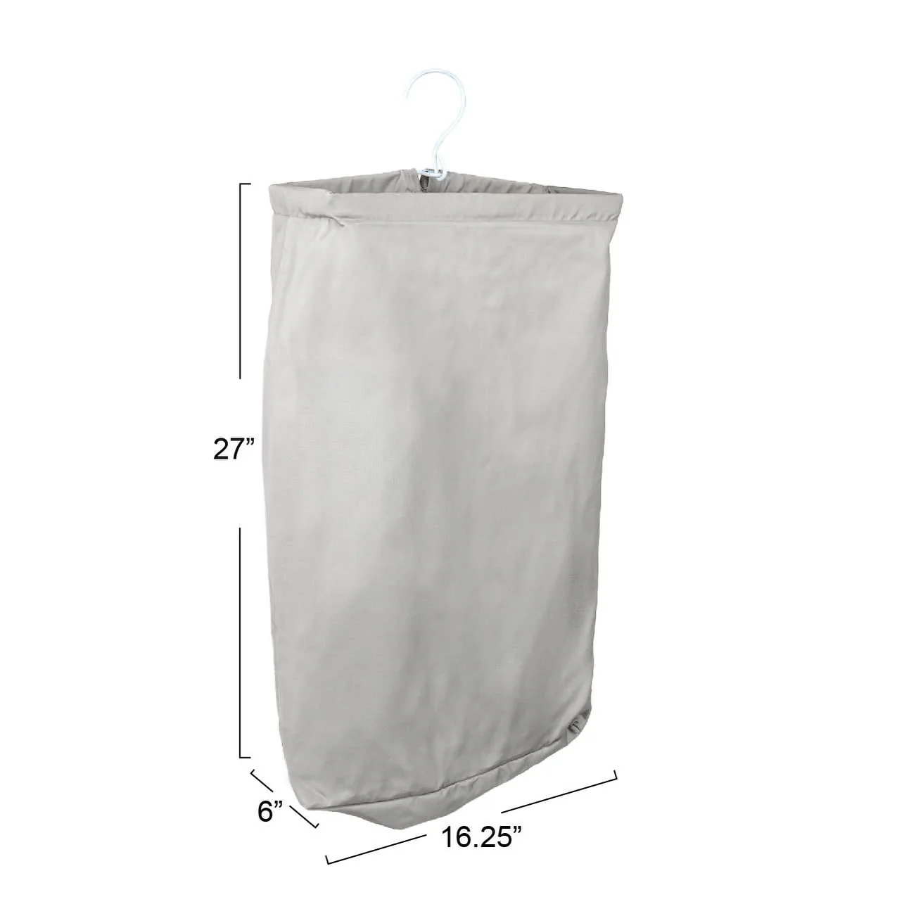 Household Essentials Door Hanging Laundry Bag with Loop Handle