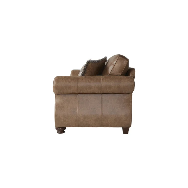 Claycomb 69'' Faux Leather Loveseat