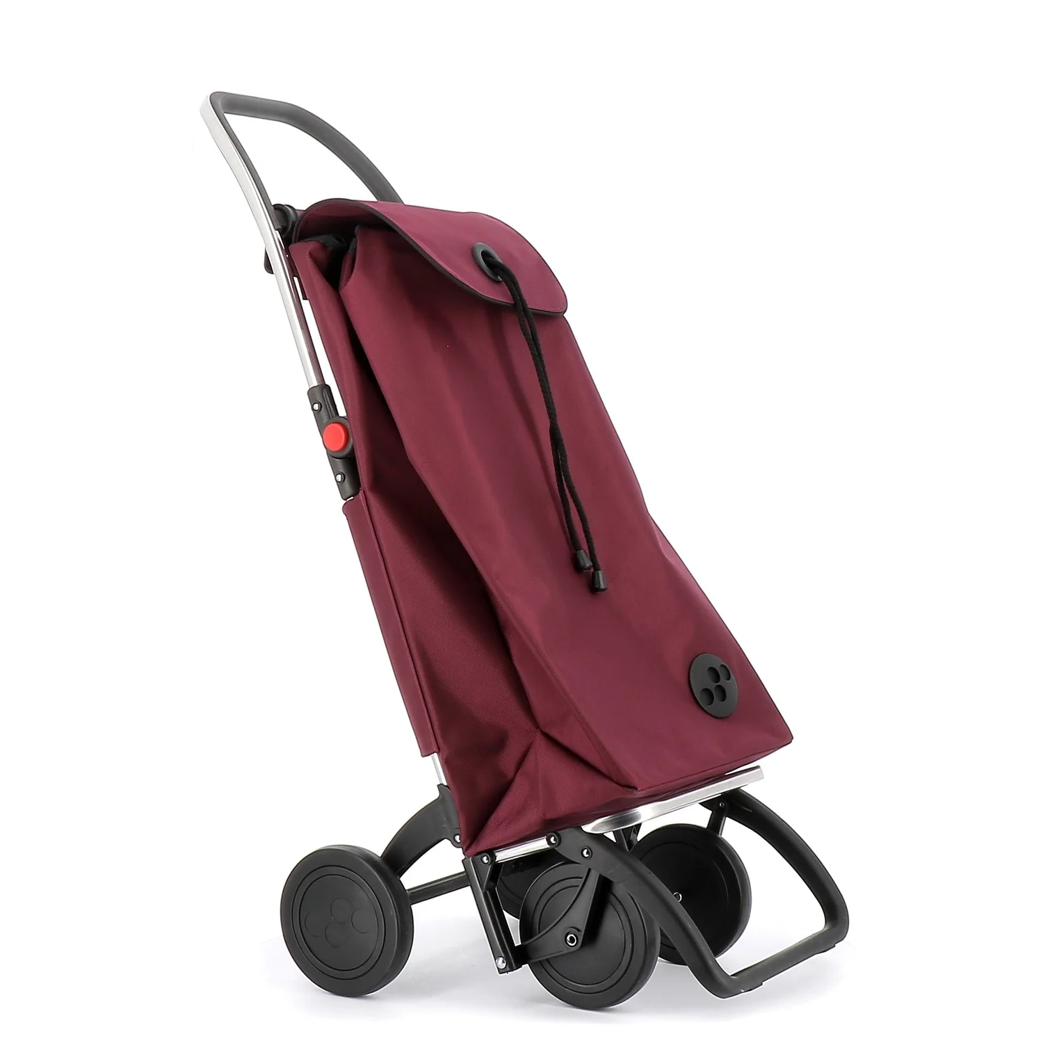Rolser I-Max MF 4 Wheel Foldable Shopping Trolley - 15.35 in. W x 41.34 in. H x 12.6 in. D