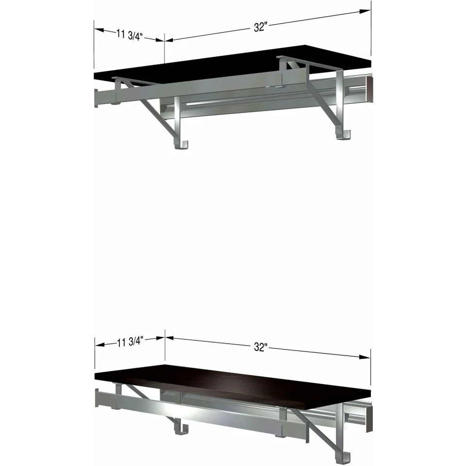 arrange a SPACE RCMBX Double Shelf-Hang Closet System