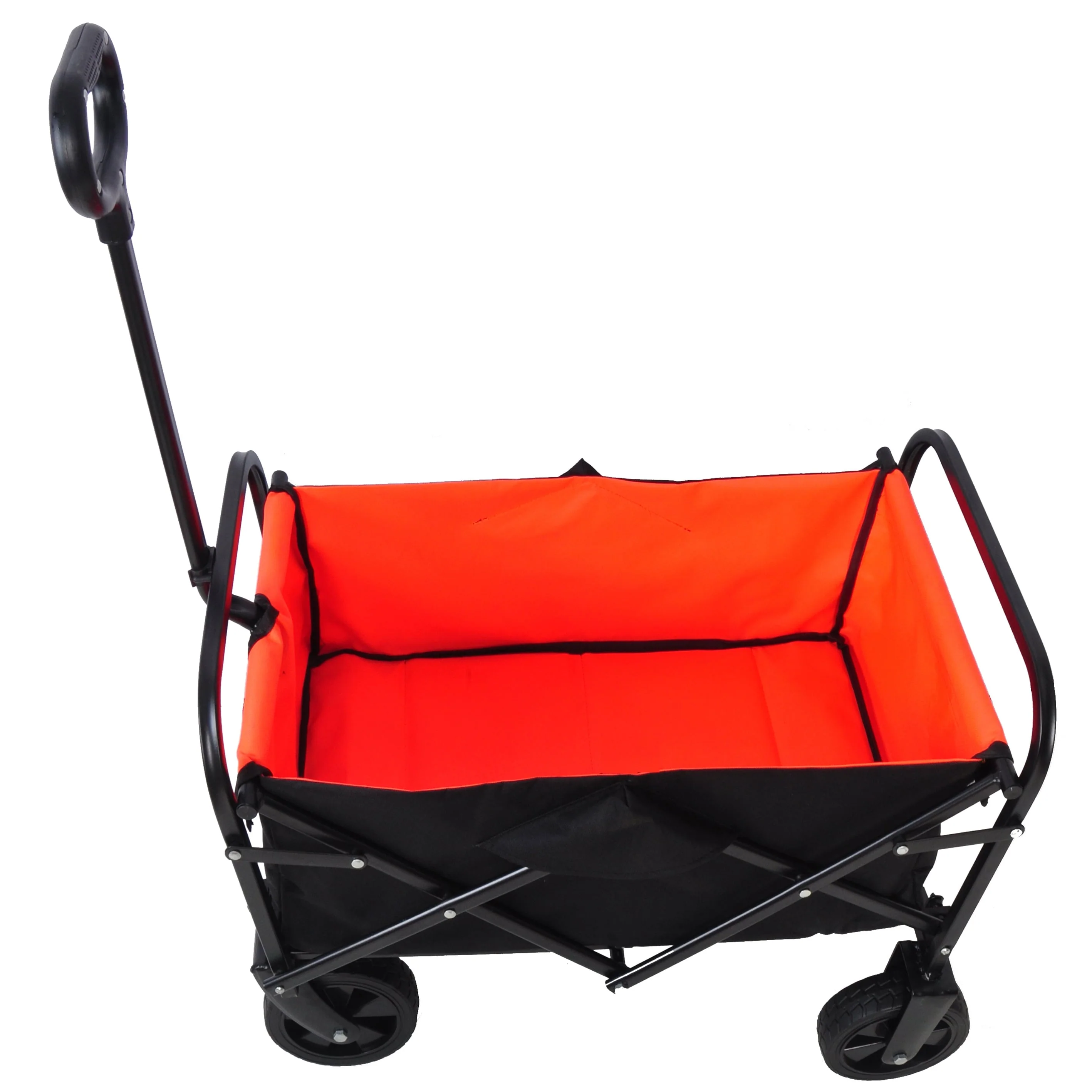 Mini Folding Shopping and Beach Cart with Steel Frame
