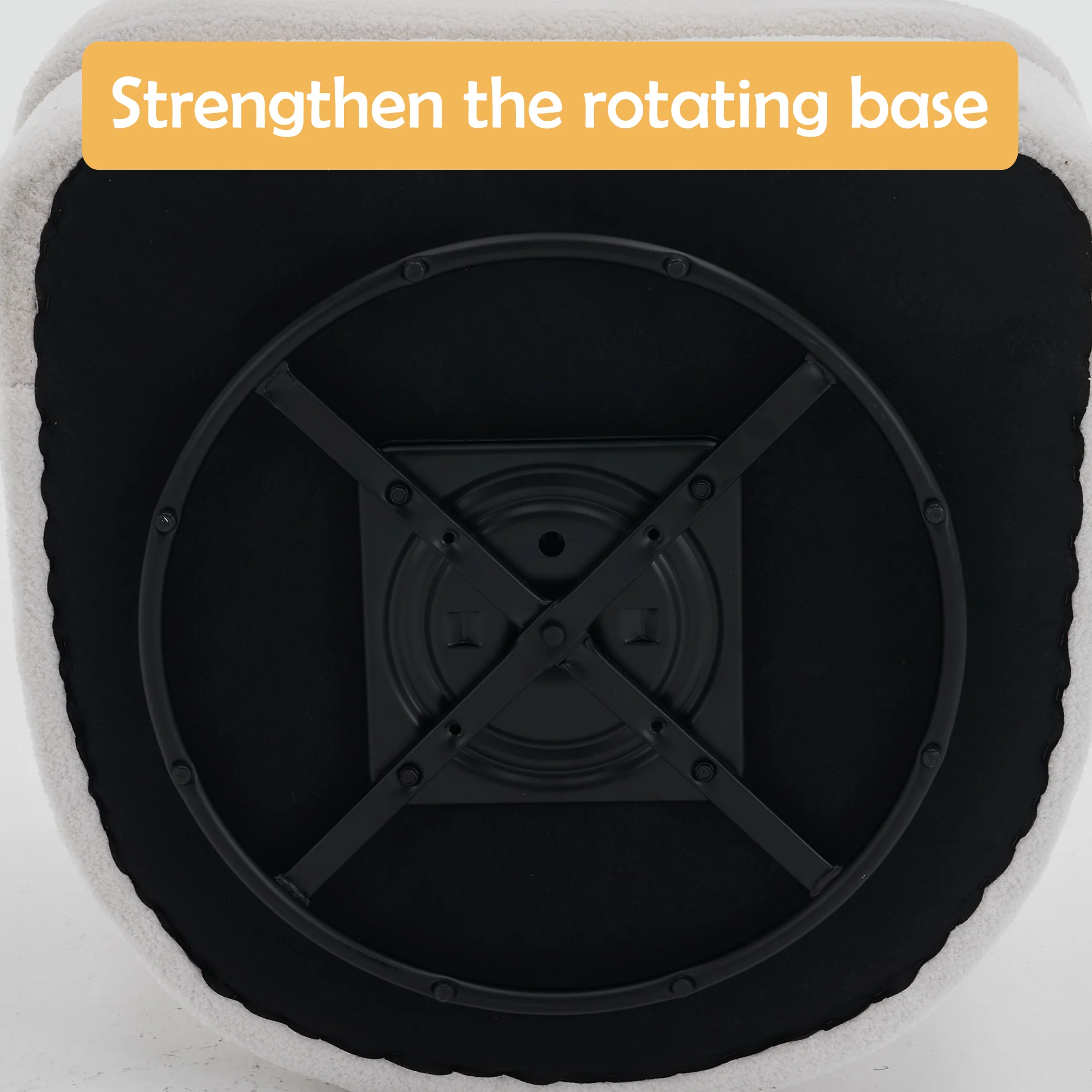 Swivel Barrel Chair with Ottoman