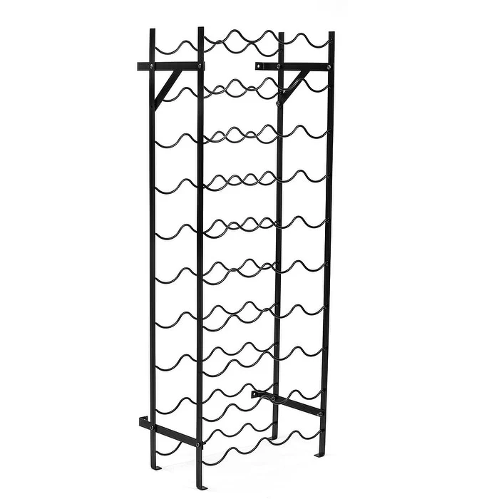 Freestanding Metal Wine Rack - Up to 150 Wine Bottles