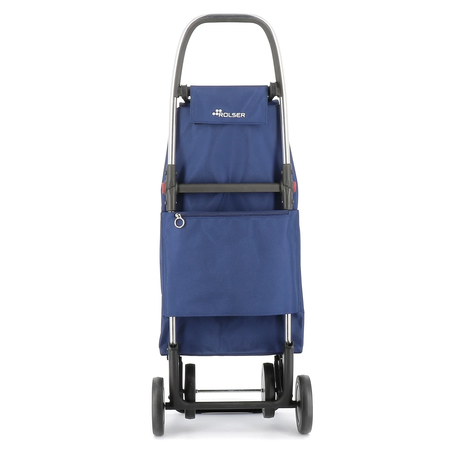 Rolser I-Max MF 4 Wheel Foldable Shopping Trolley - 15.35 in. W x 41.34 in. H x 12.6 in. D