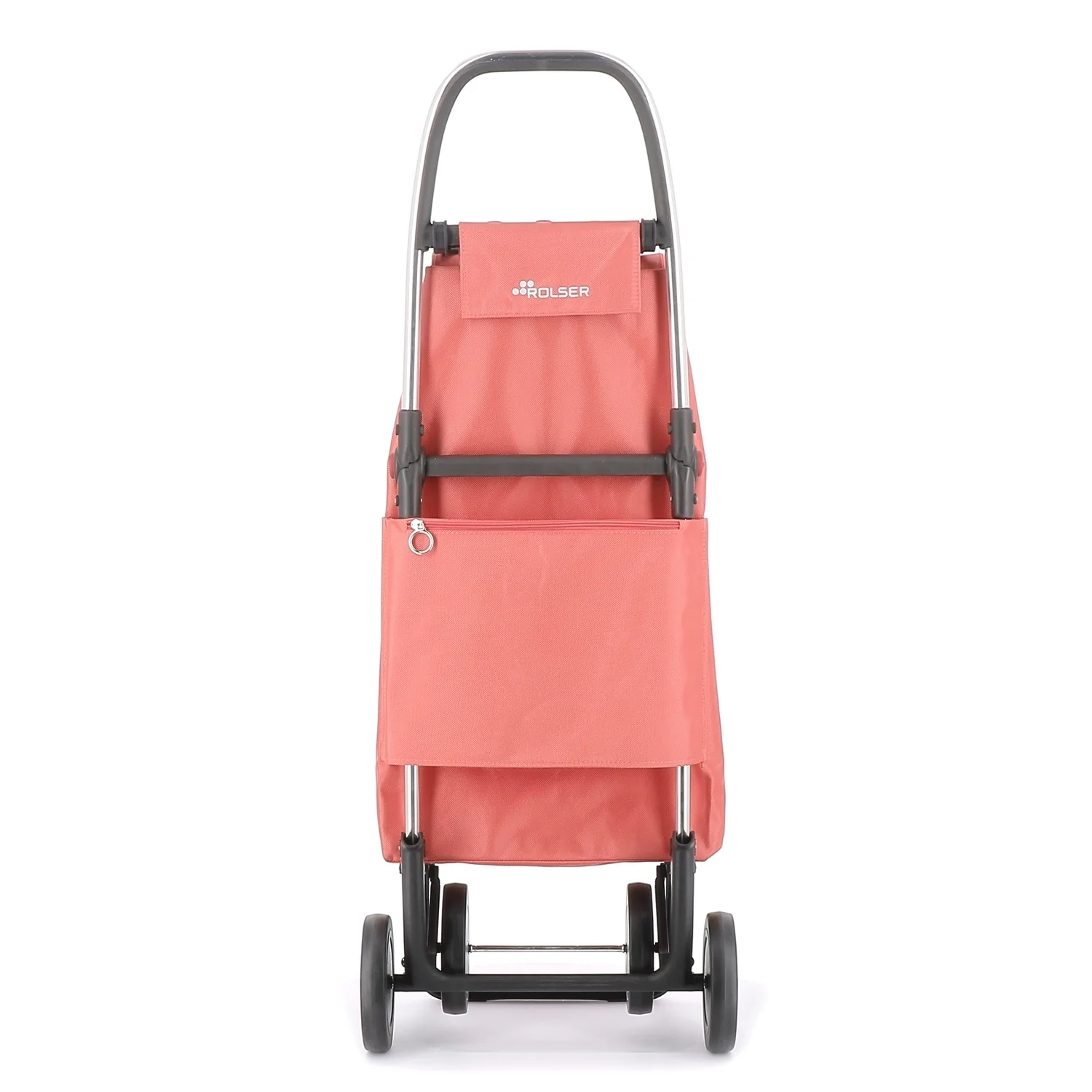 Rolser I-Max MF 4 Wheel Foldable Shopping Trolley - 15.35 in. W x 41.34 in. H x 12.6 in. D
