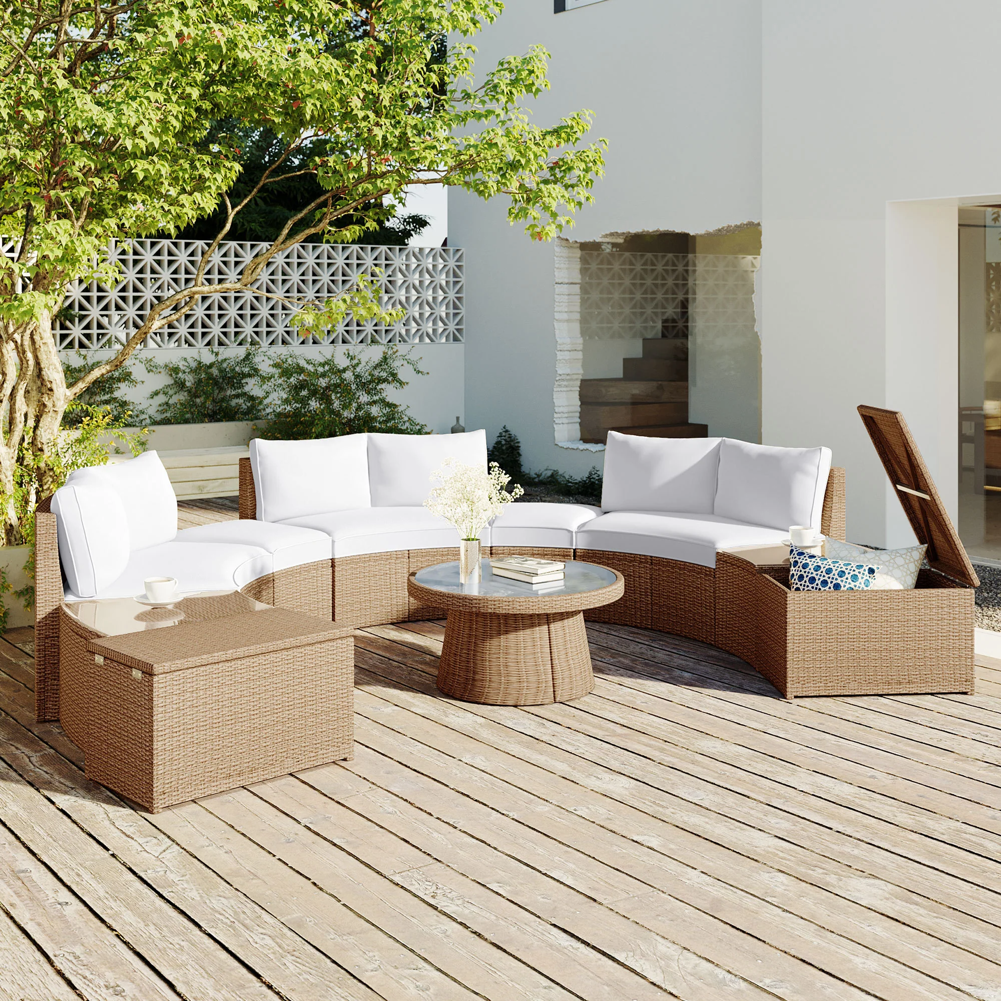 10-Piece Outdoor Sectional