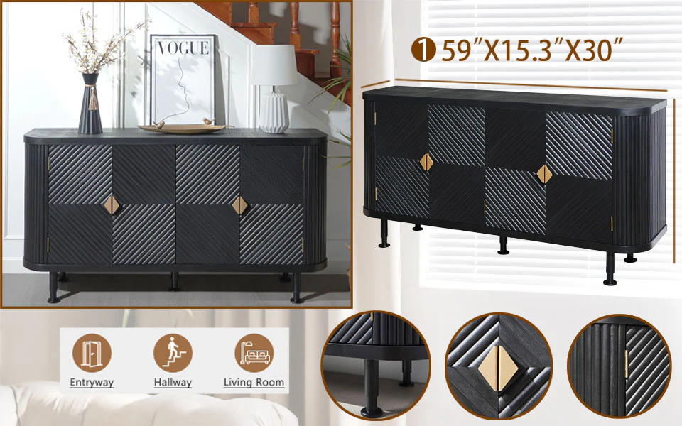 Modern Accent Buffet Cabinet