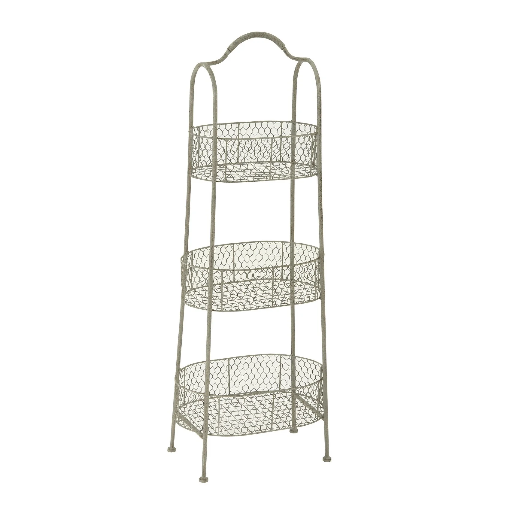 Iron Farmhouse Storage Cart 41 x 15 x 10 - 15 x 10 x 41