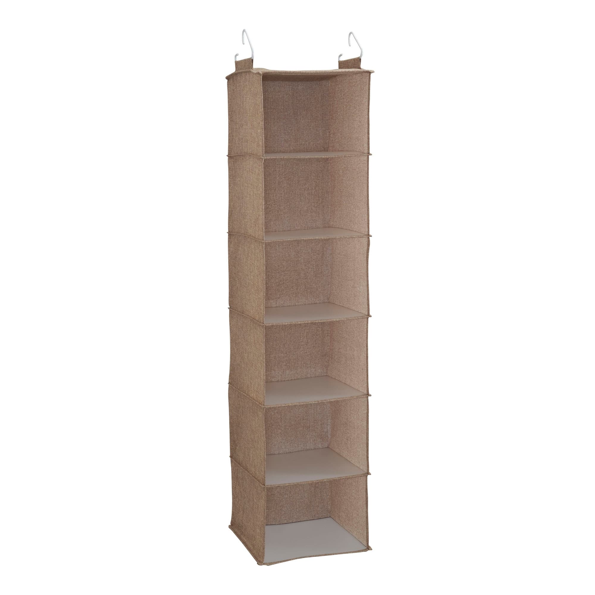 Household Essentials 6 Shelf Hanging Closet Organizer