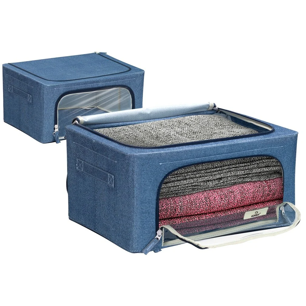 Storage Box With Window Small - 2 Pack - N/A