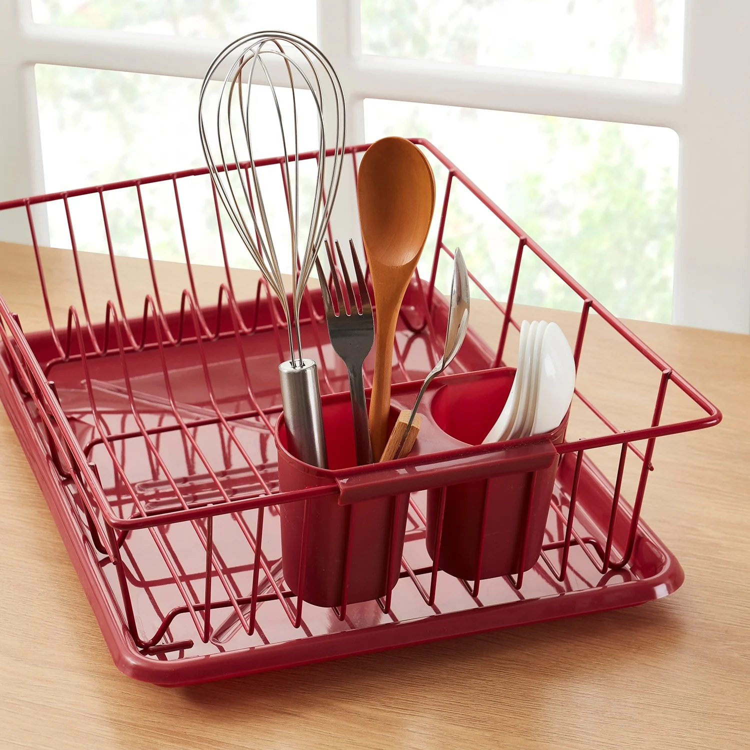 Sweet Home Collection 3-Piece Kitchen Sink Dish Drainer Set