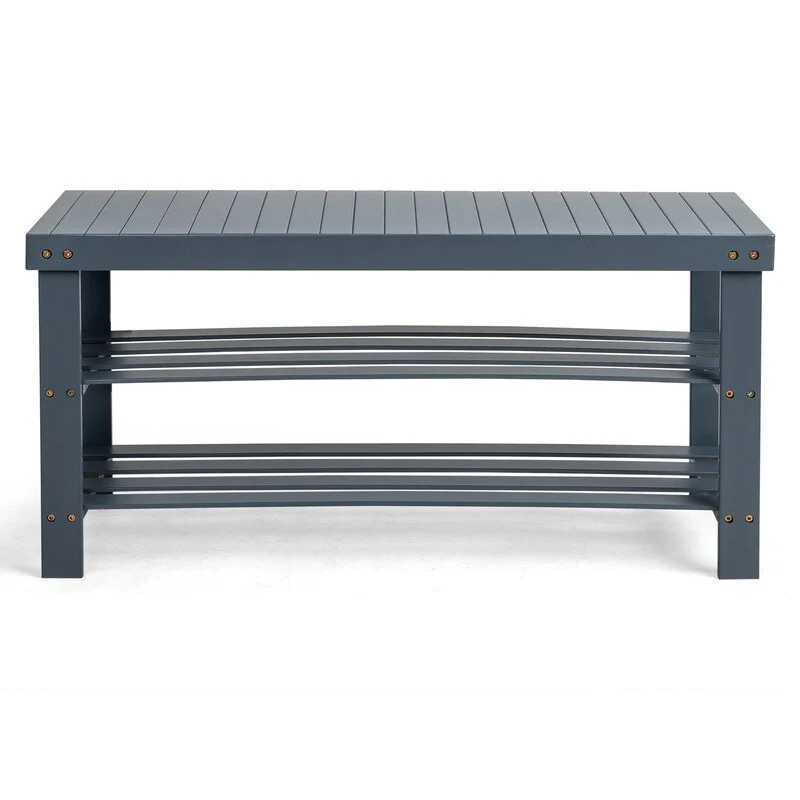 3-Tier Shoe Rack Bench Shoe Storage Organizer Holds Up to 240 lbs