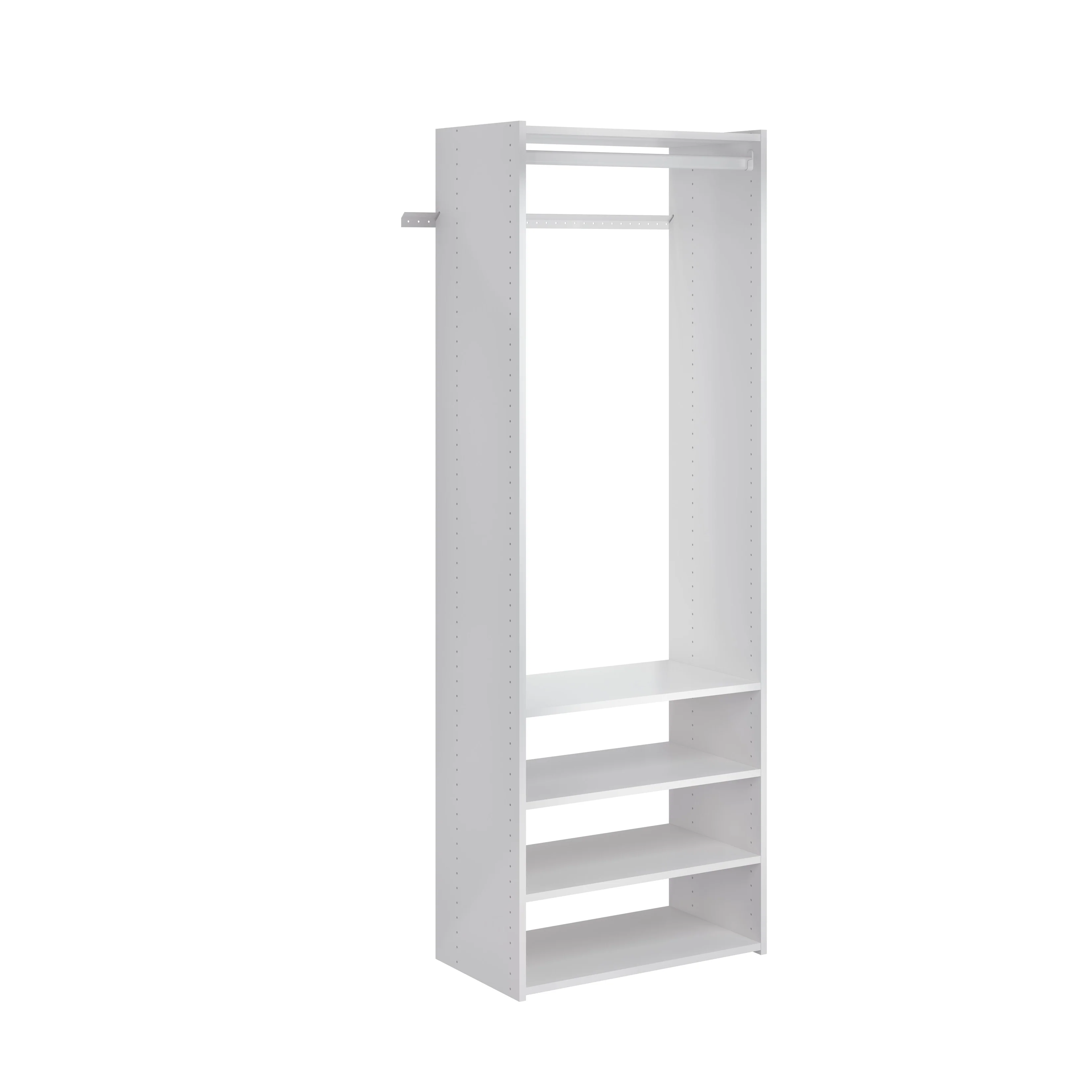 Easy Track Select Laminate Closet Tower Kit