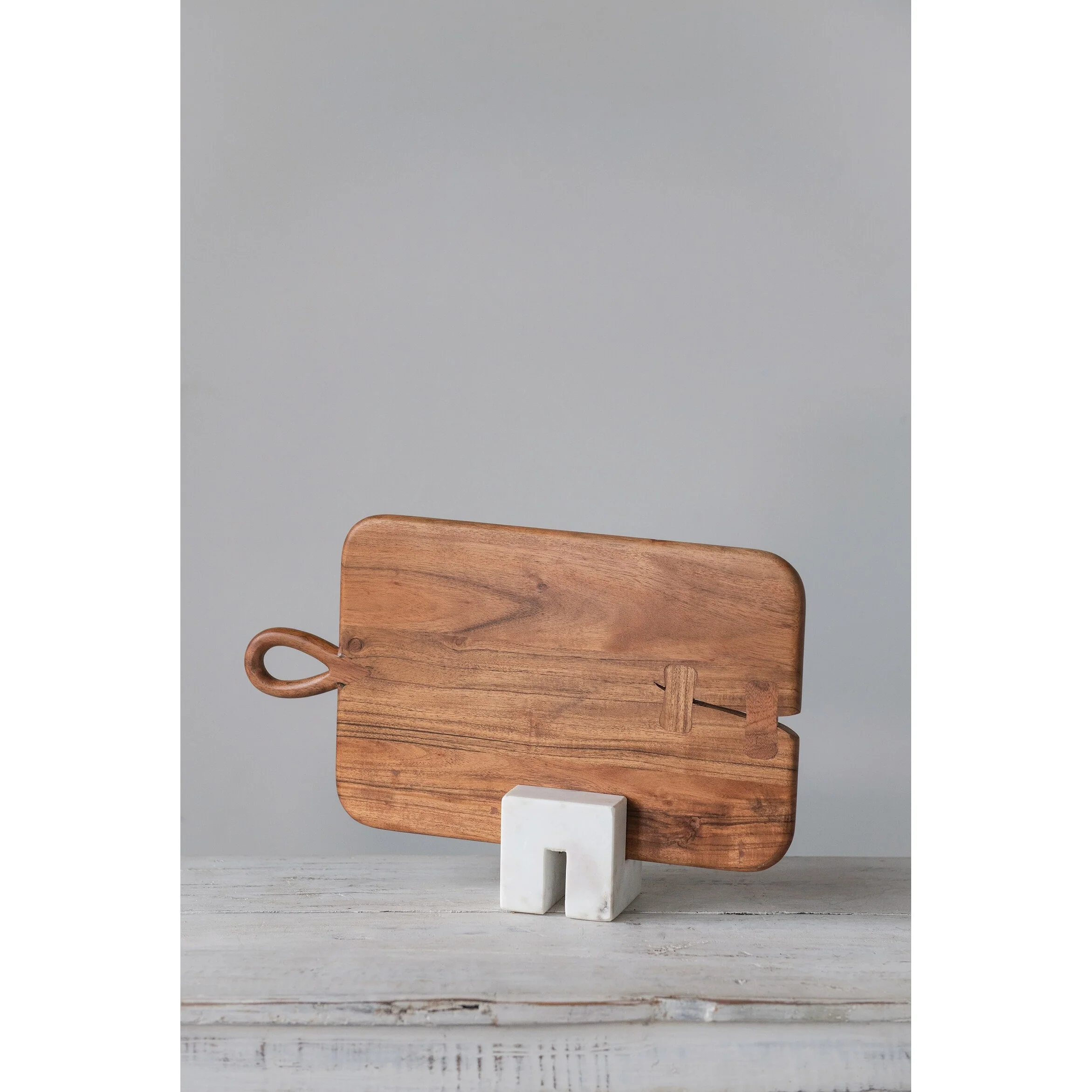 Contemporary Marble Cookbook Stand