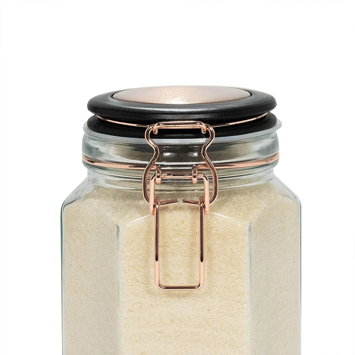 Amici Home Adler Hermetic Canister Jar Hexagon Set of 2